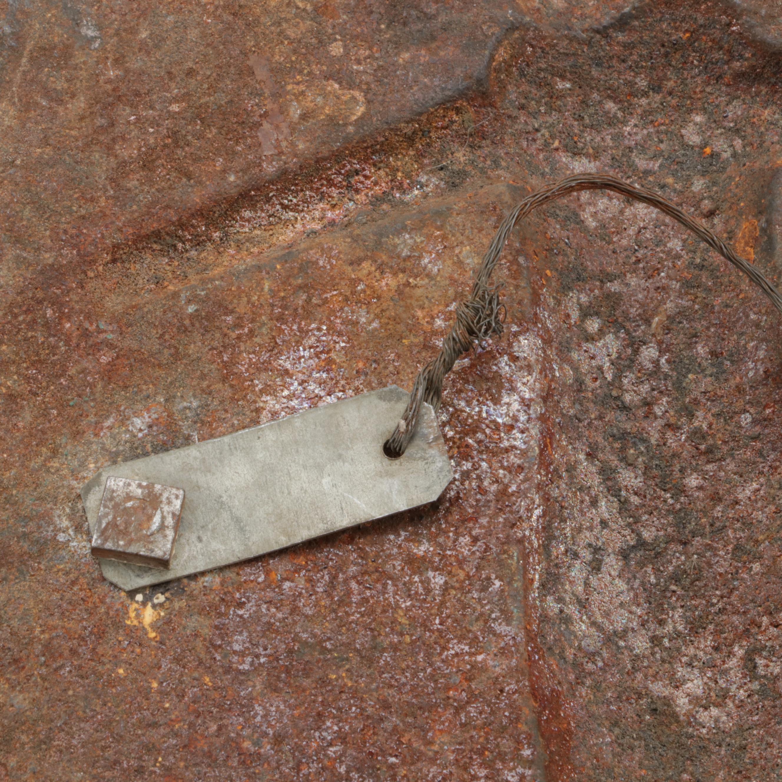 Hand-Painted Embossed Cast Metal Figural Plaques