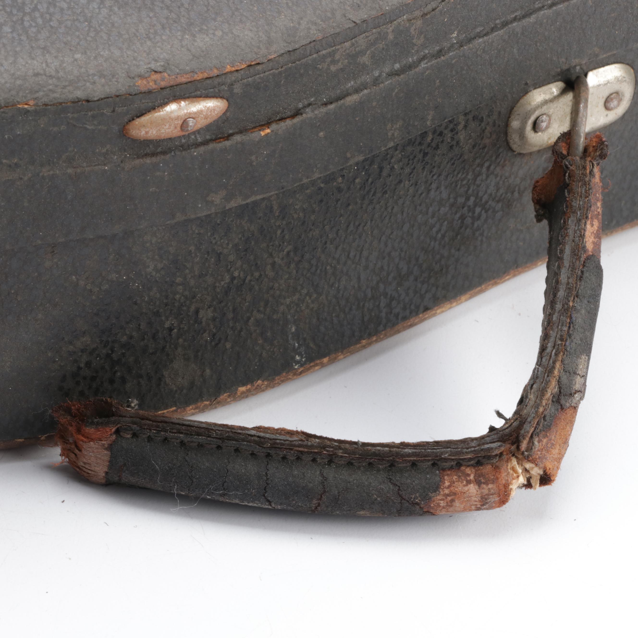 4/4 Violin with Mother-Of-Pearl Inlay Wood Bow and More