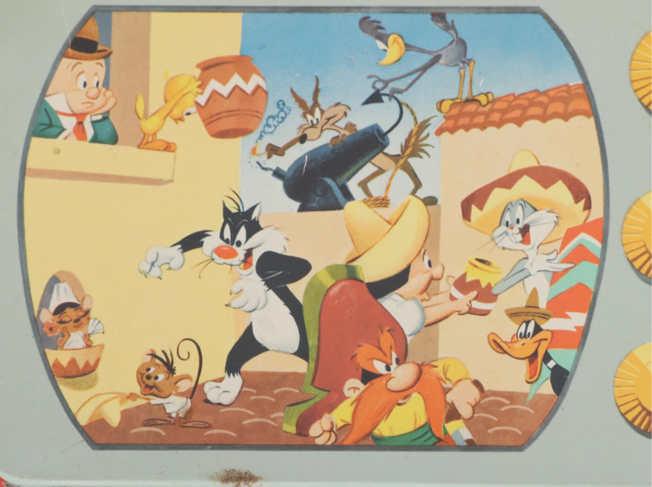Warner Bros "Looney Tunes Cartoon TV" Lunchbox, 1959