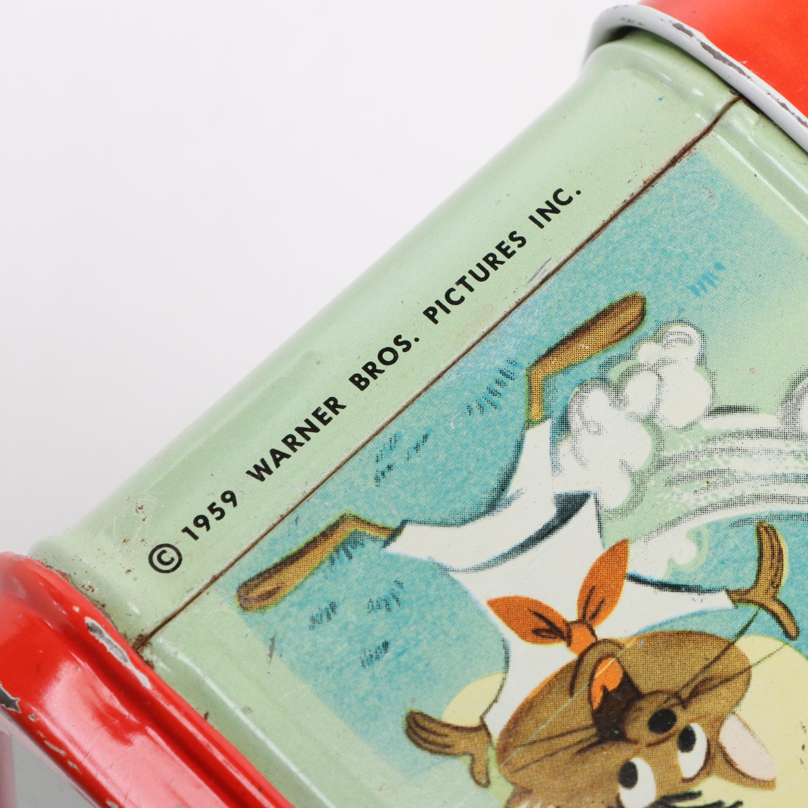 Warner Bros "Looney Tunes Cartoon TV" Lunchbox, 1959