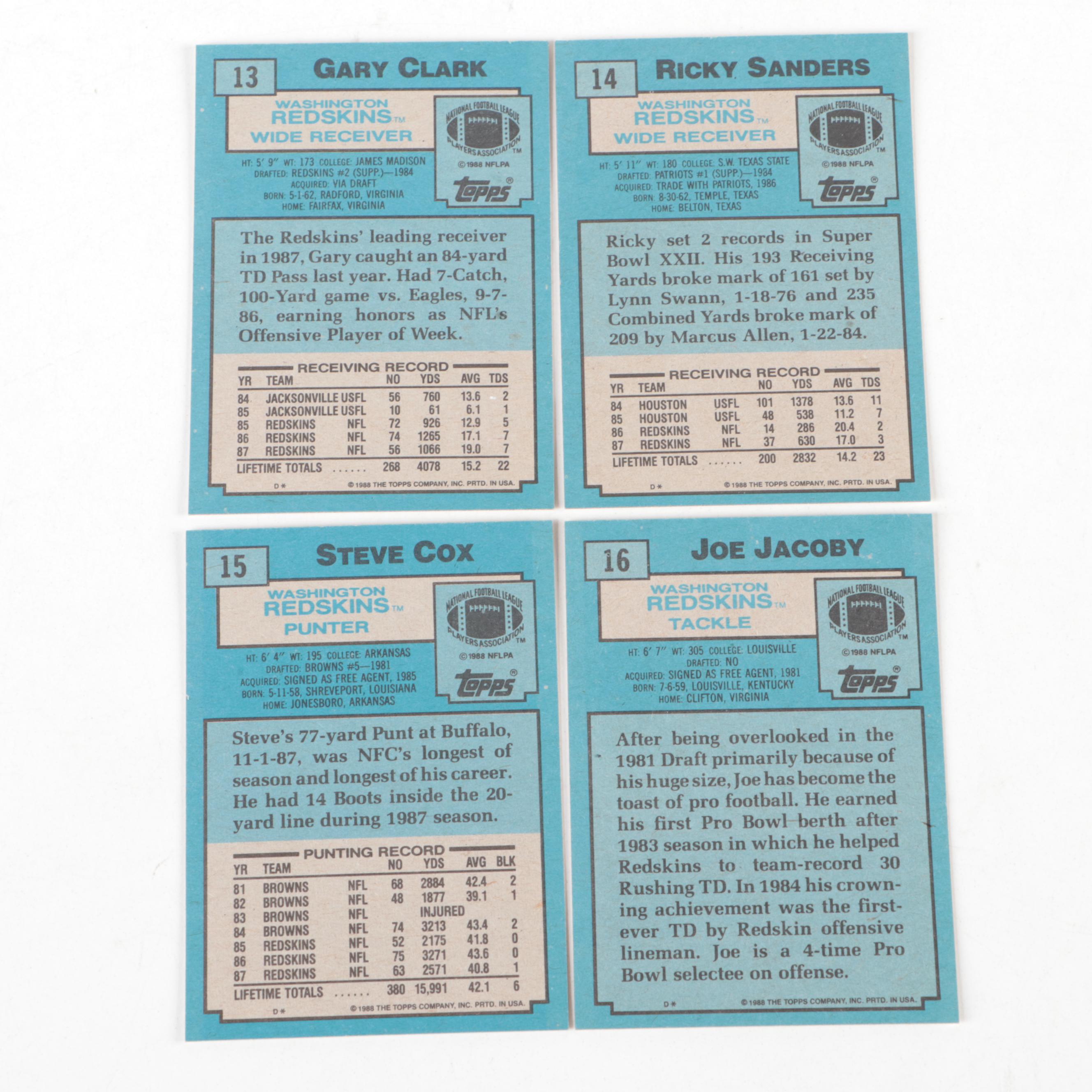 1988 Topps Football Cards, Bo Jackson Rookie Cards, Stars, Vintage Cards, More