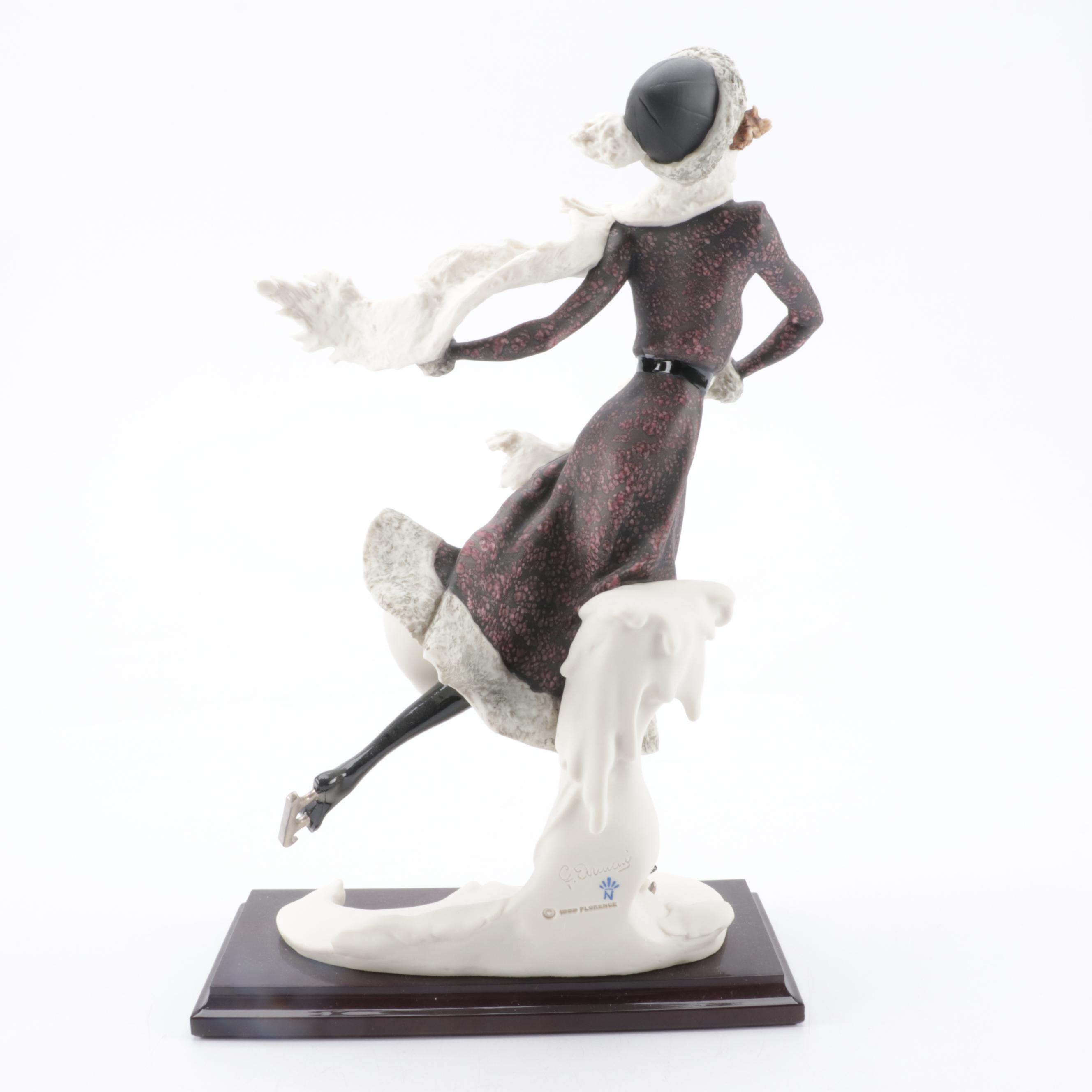 Giuseppe Armani "Skating Girl - Winter" Porcelain Figurine