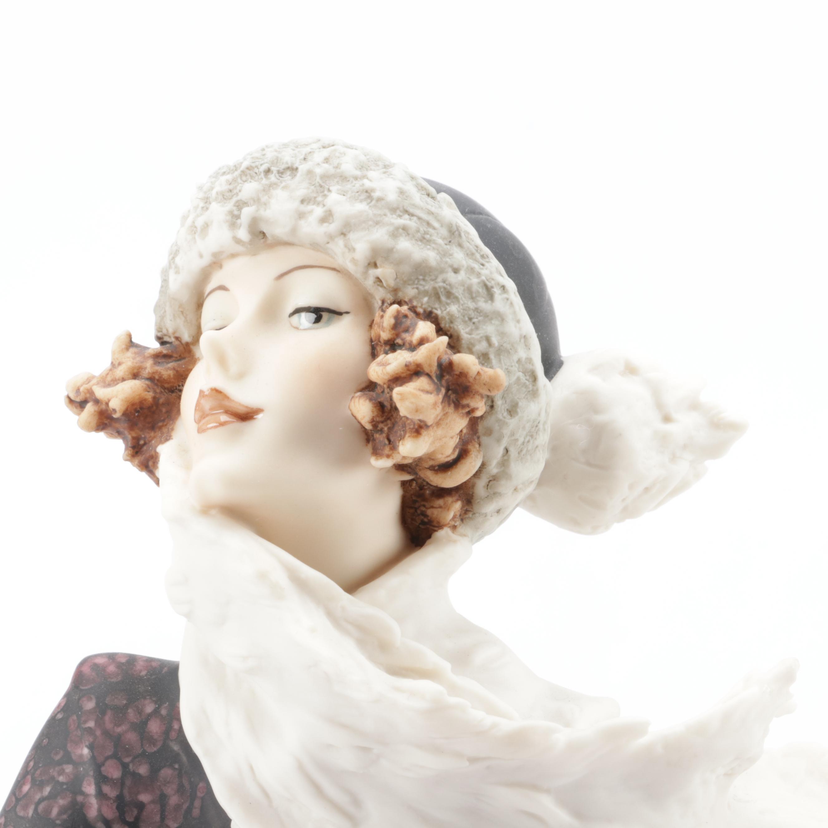 Giuseppe Armani "Skating Girl - Winter" Porcelain Figurine