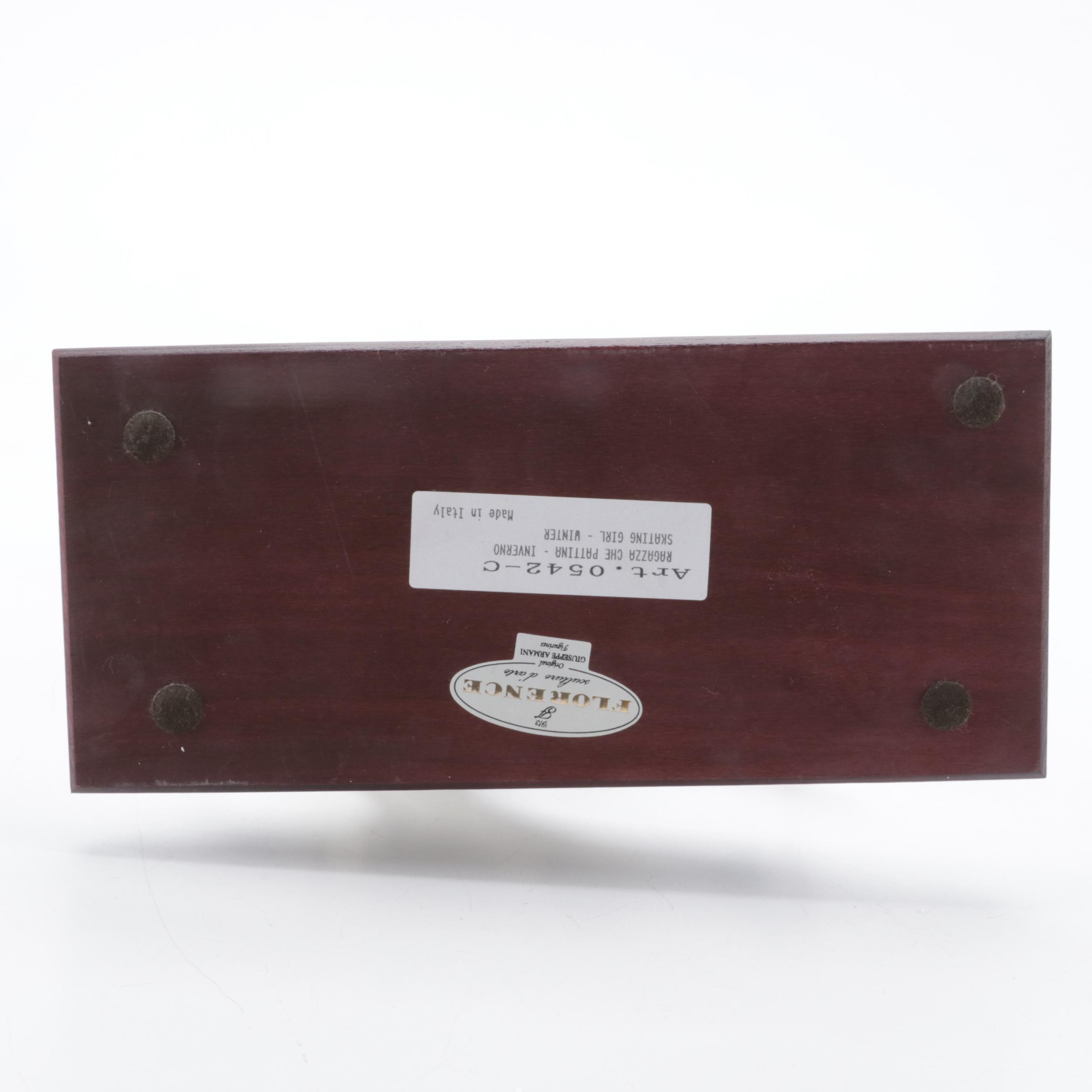 Giuseppe Armani "Skating Girl - Winter" Porcelain Figurine