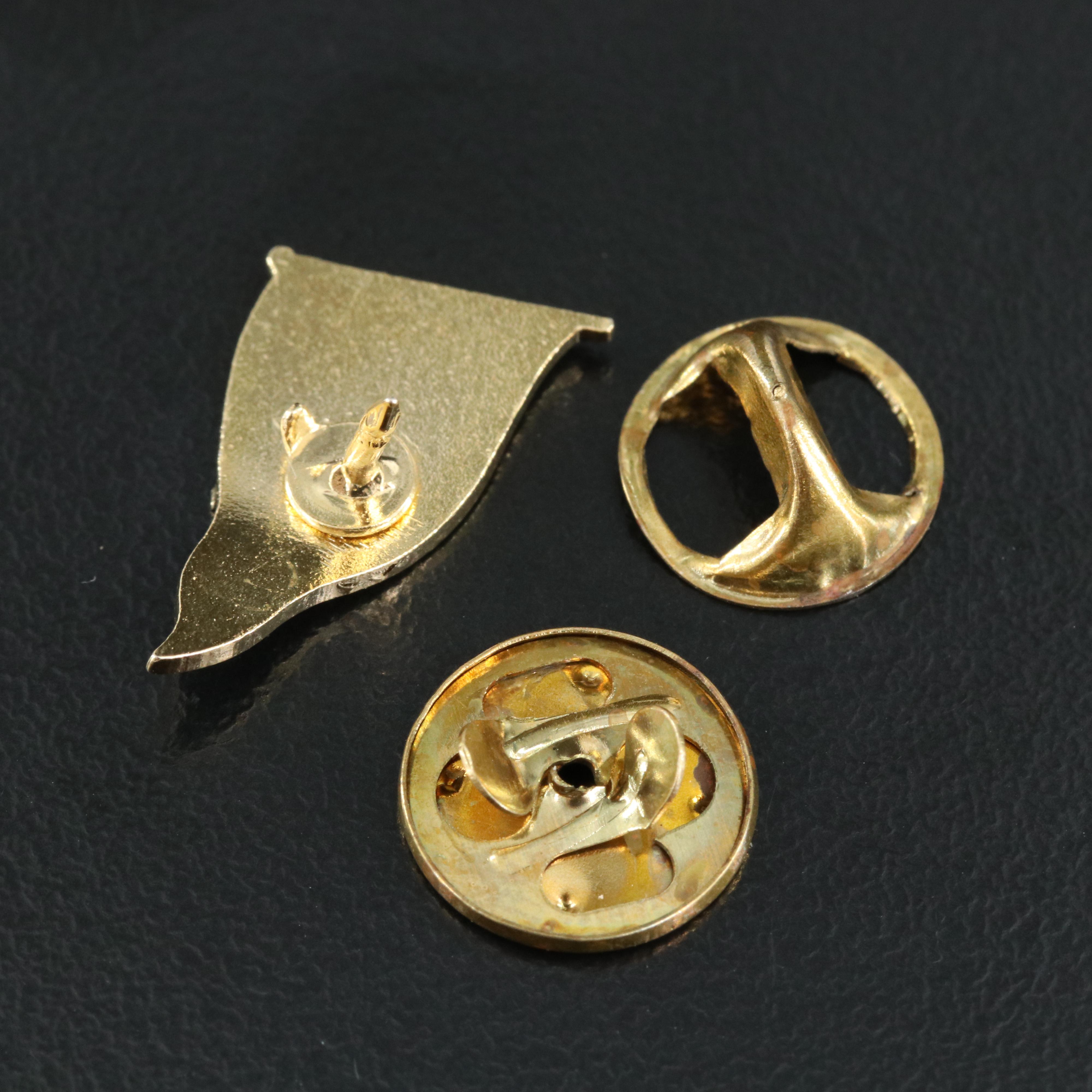 Louis Vuitton "LV Cup" Enamel Yacht Racing Lapel Pin