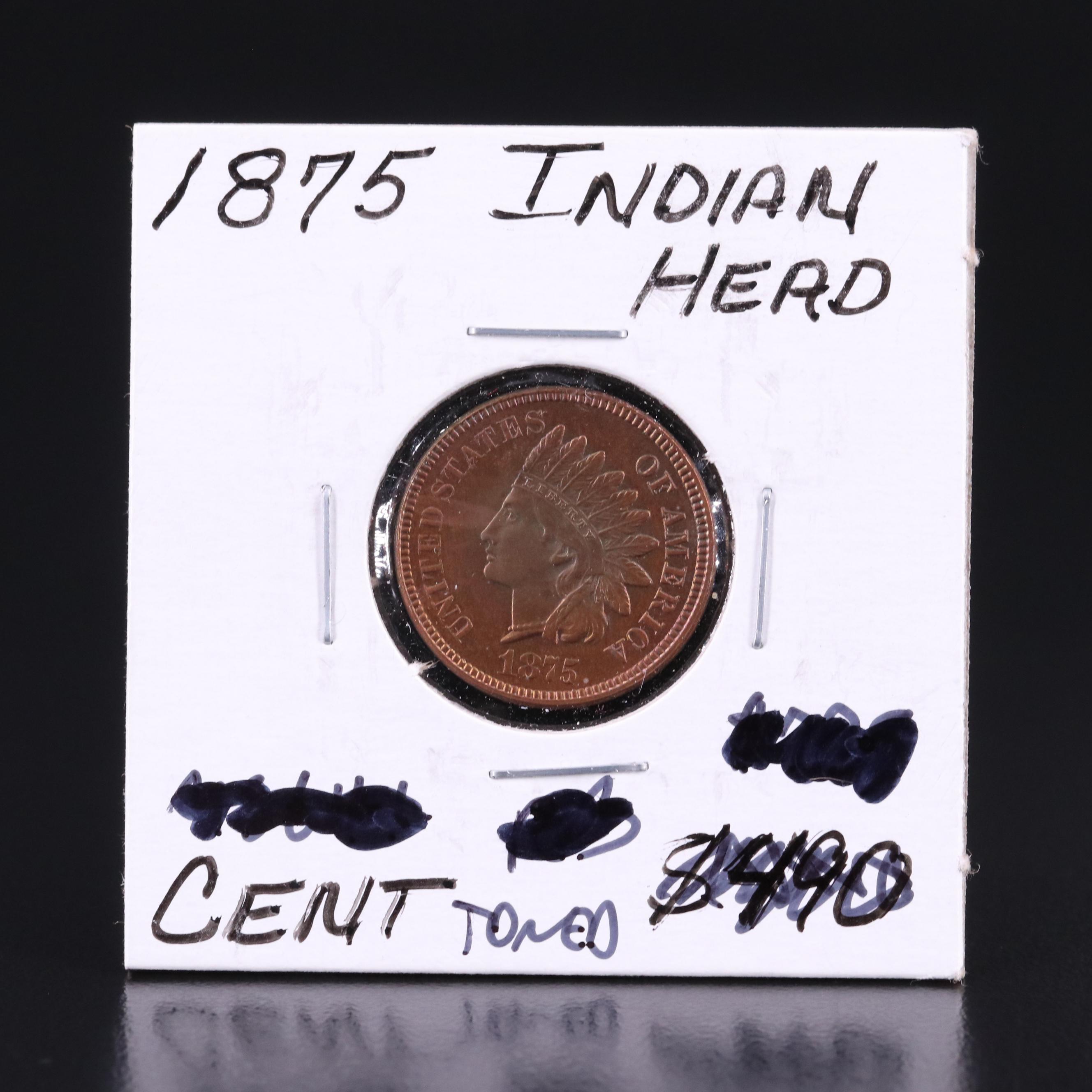 Better Date 1875 Indian Head Cent