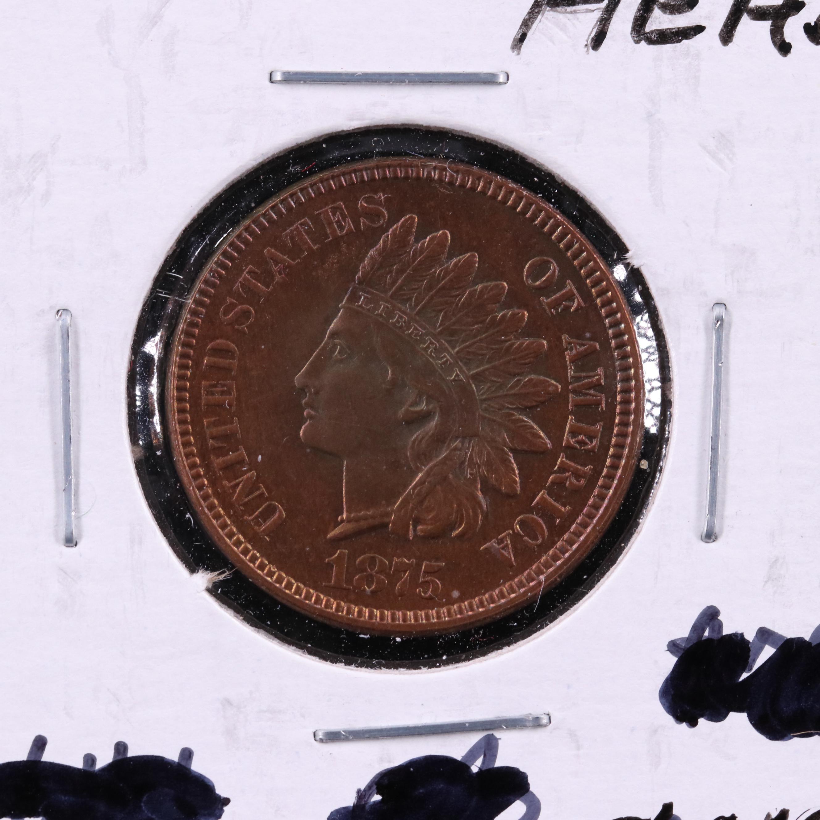 Better Date 1875 Indian Head Cent