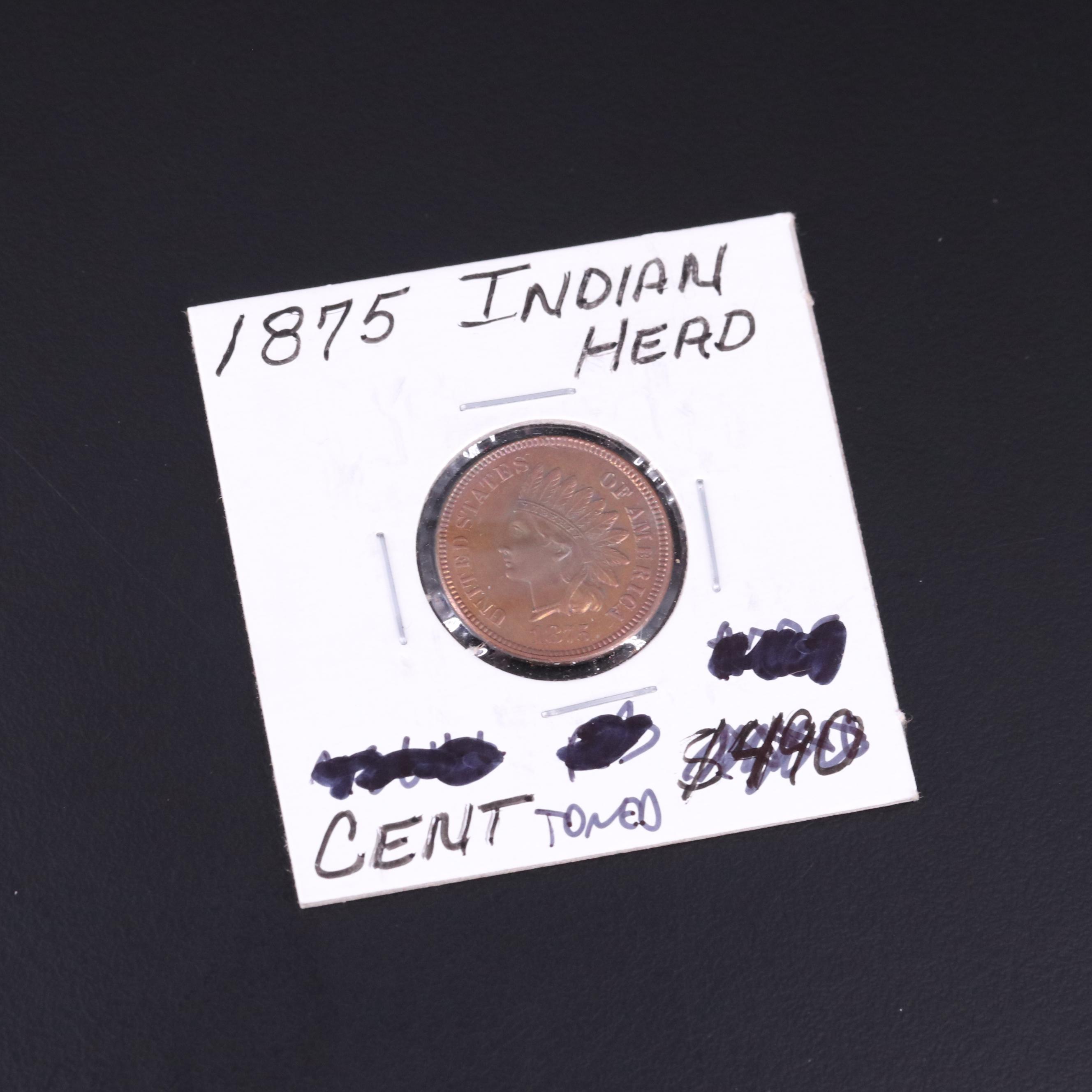 Better Date 1875 Indian Head Cent