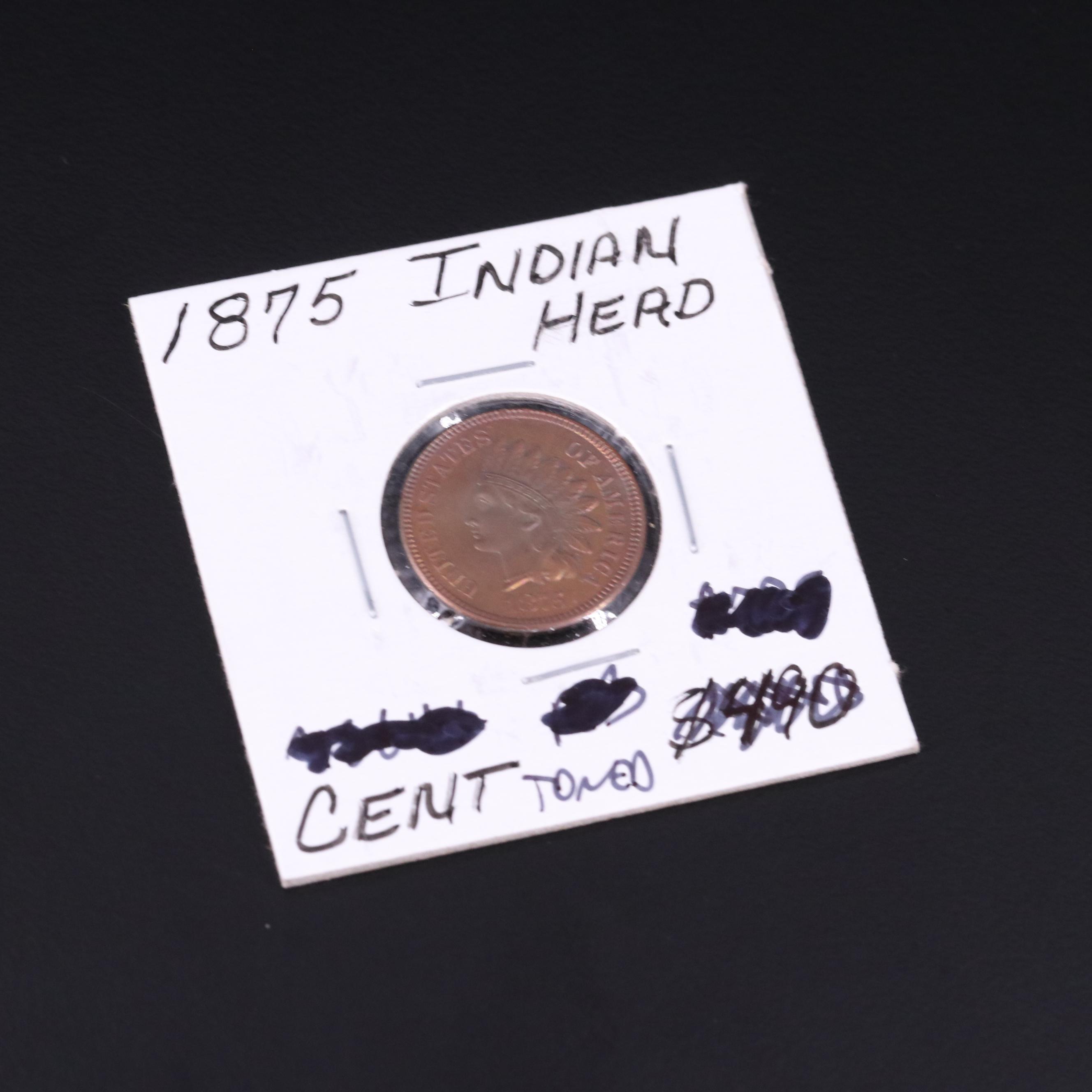 Better Date 1875 Indian Head Cent