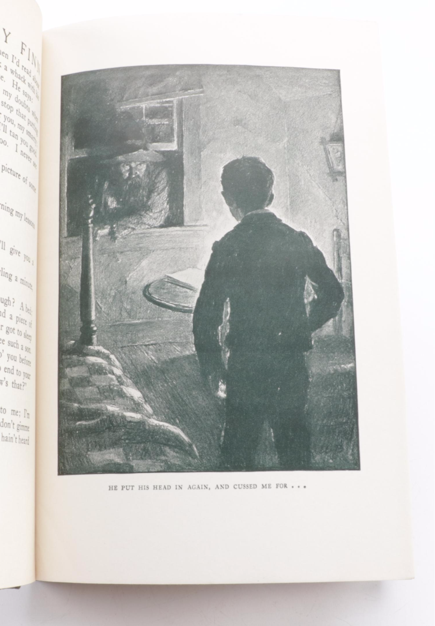 Worth Brehm Illustrated "The Adventures of Huckleberry Finn" by Mark Twain, 1943