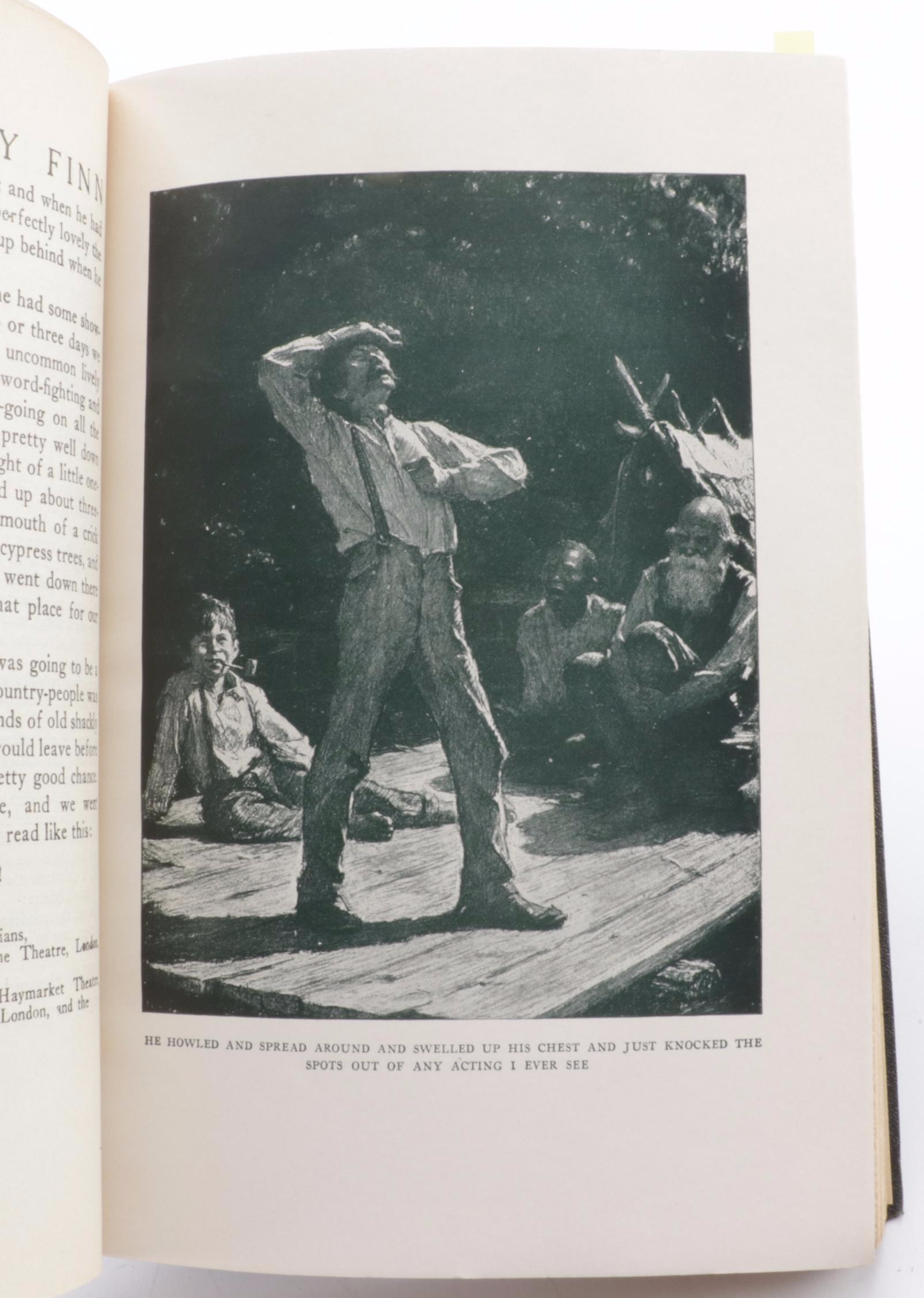 Worth Brehm Illustrated "The Adventures of Huckleberry Finn" by Mark Twain, 1943