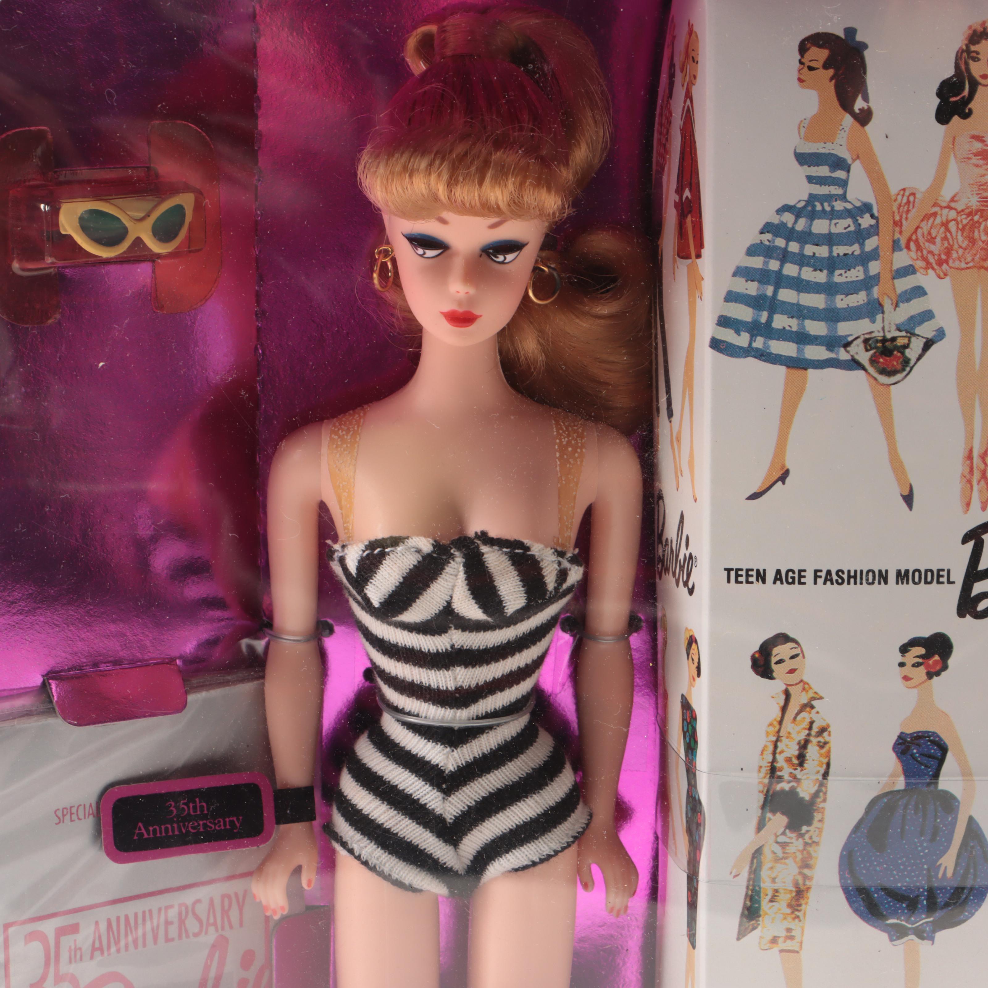 Mattel Barbie 35th Anniversary Doll with Original Barbie Clothes