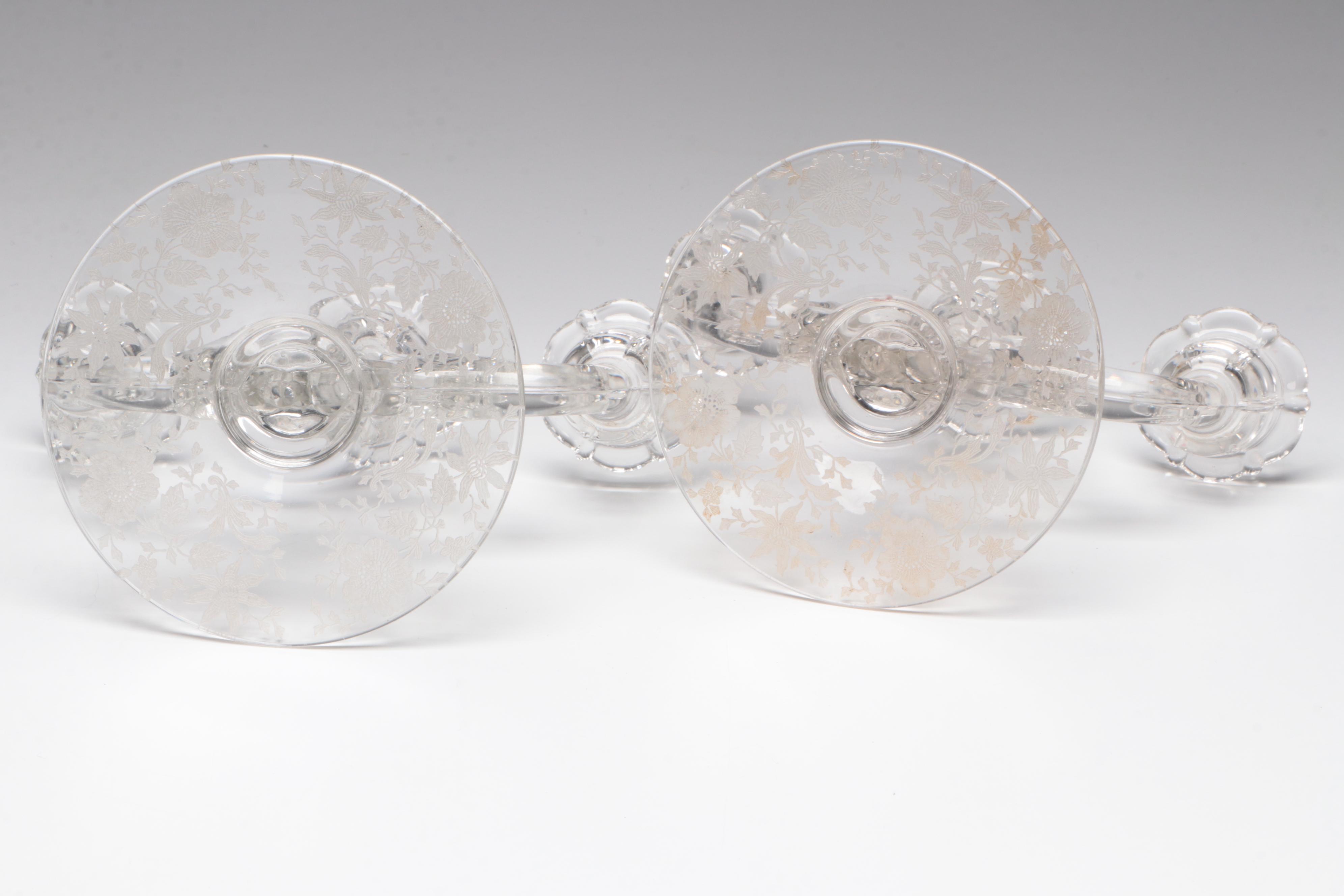 Cobalt Blue Glass Basket Vase and Other Glass Home Décor