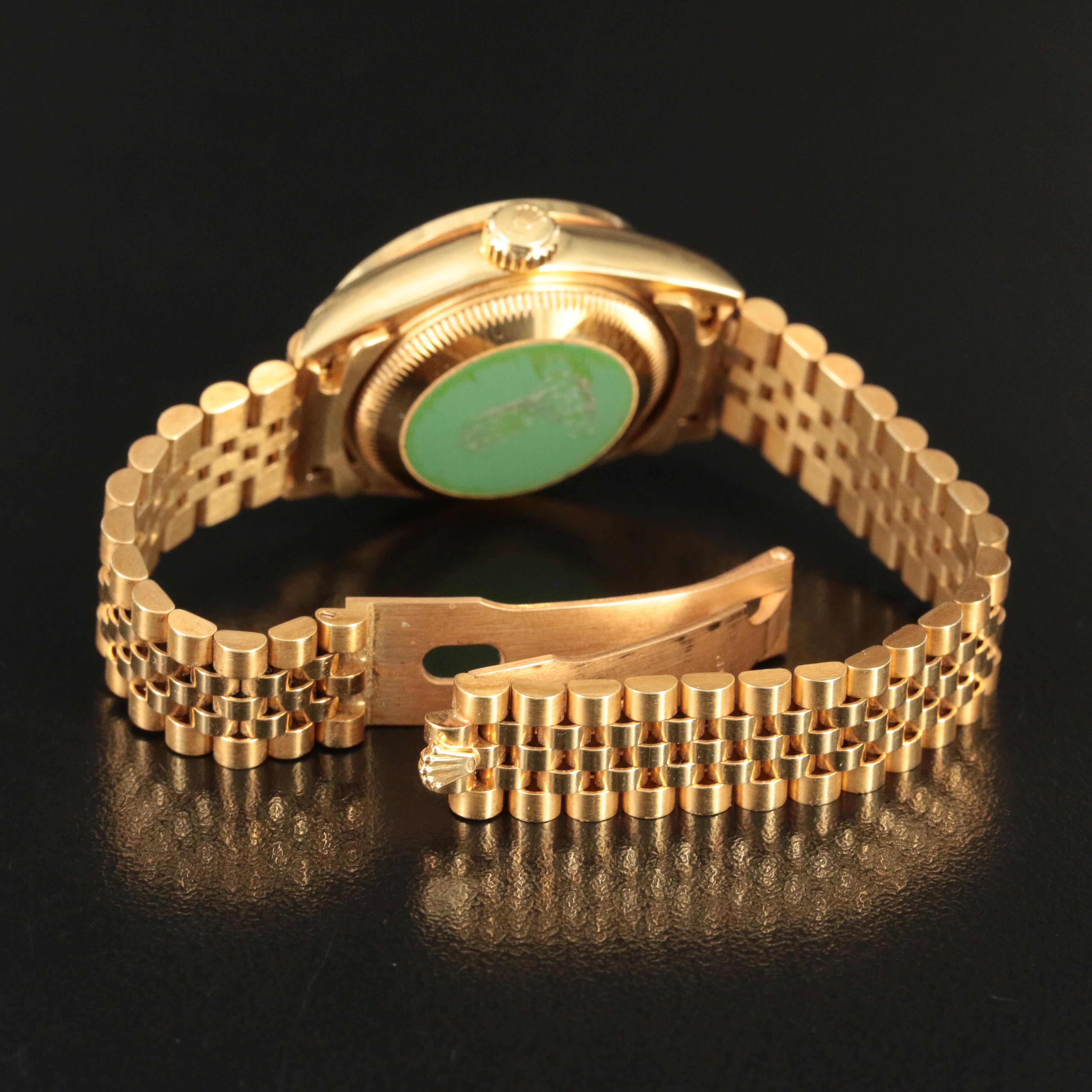 1987 - 88 Rolex Custom Diamond Dial and Bezel Datejust President Watch