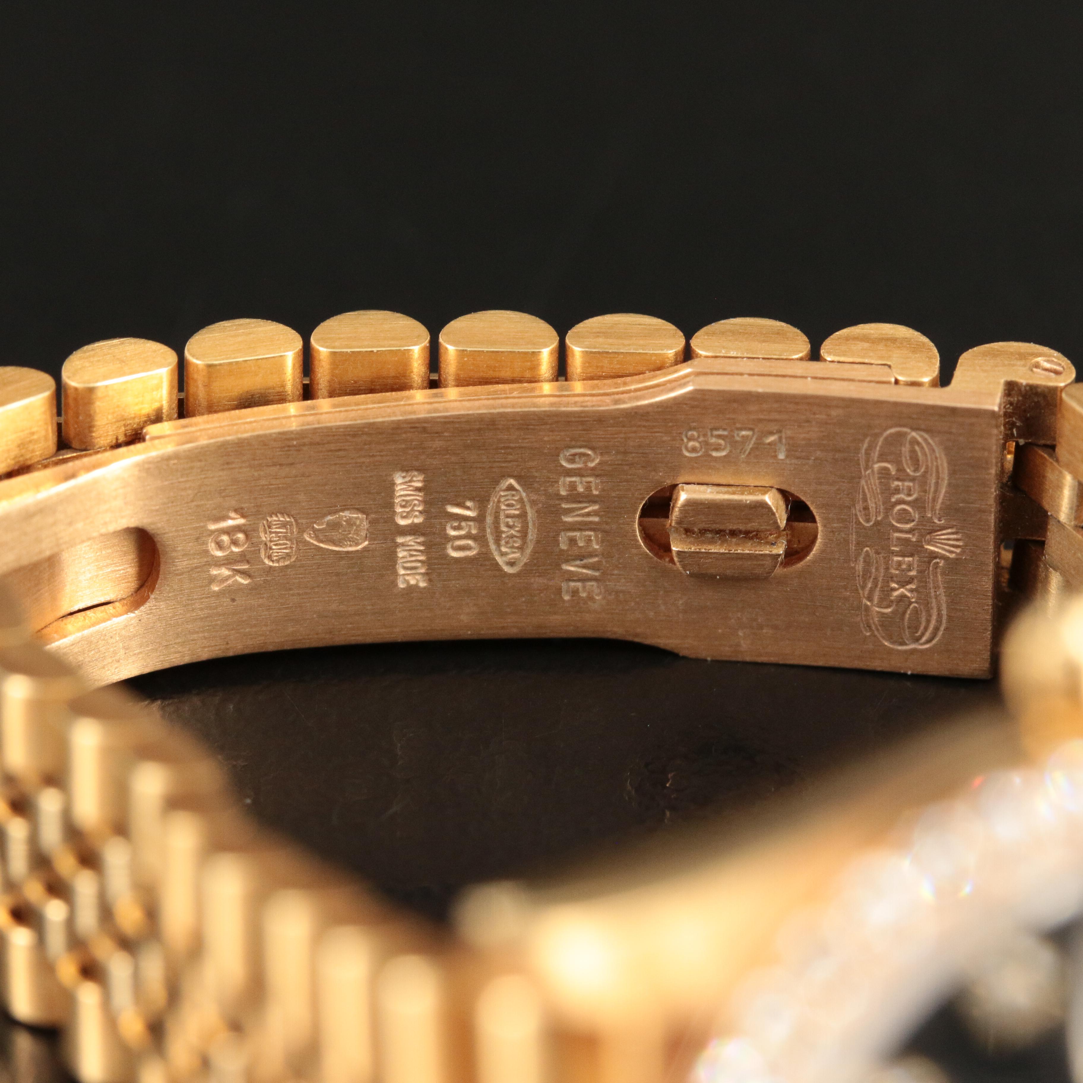 1987 - 88 Rolex Custom Diamond Dial and Bezel Datejust President Watch