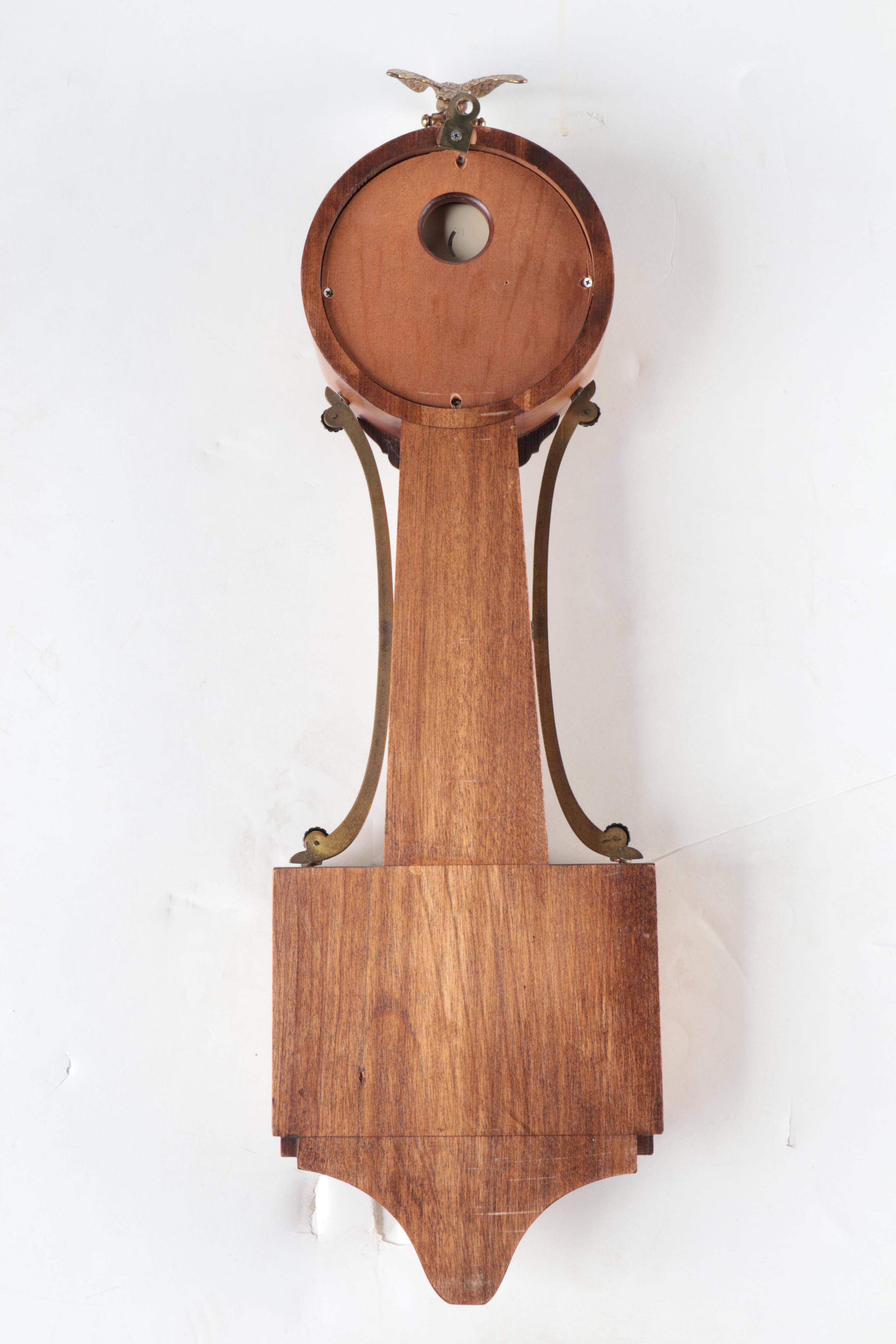 Trend Clocks Hardwood Federal Style Banjo Clock