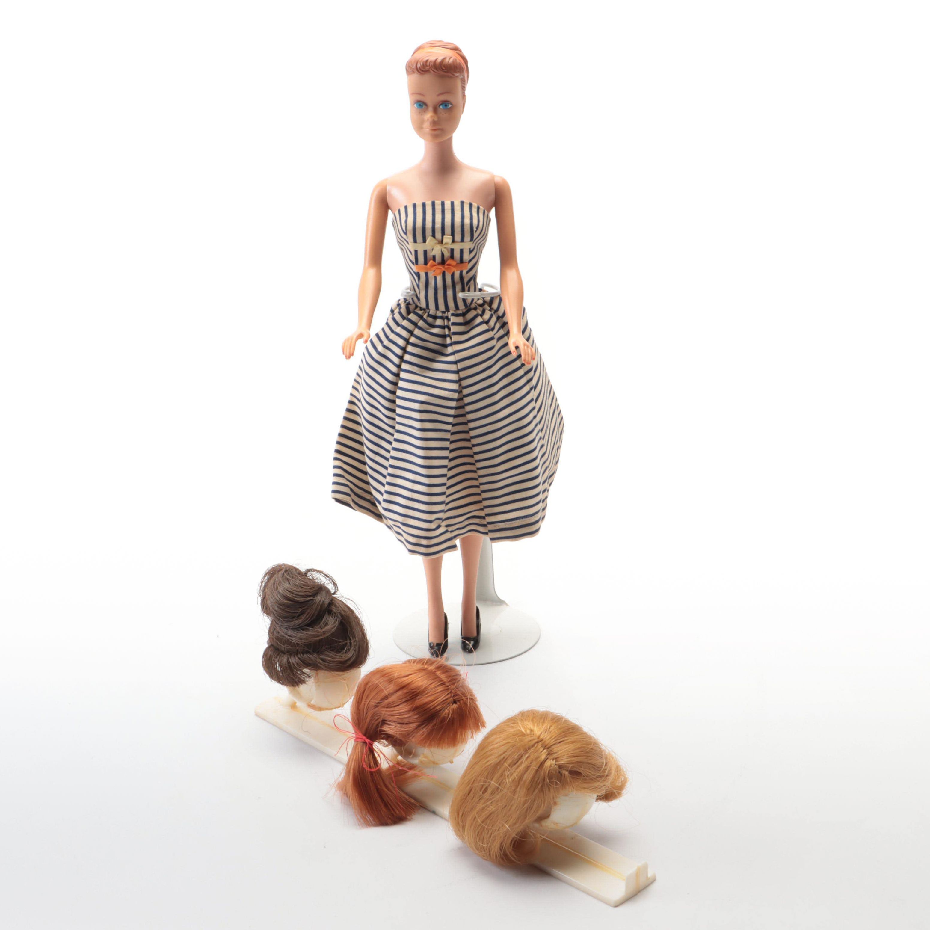 Mattel Wig Wardrobe Midge with Wigs and Stand