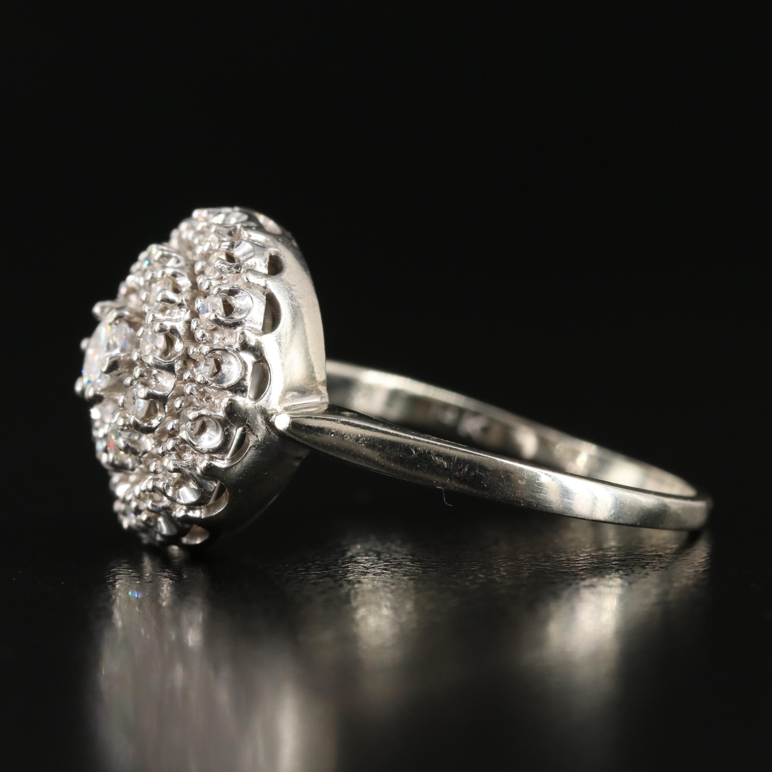 10K 0.54 CTW Diamond Concentric Ring