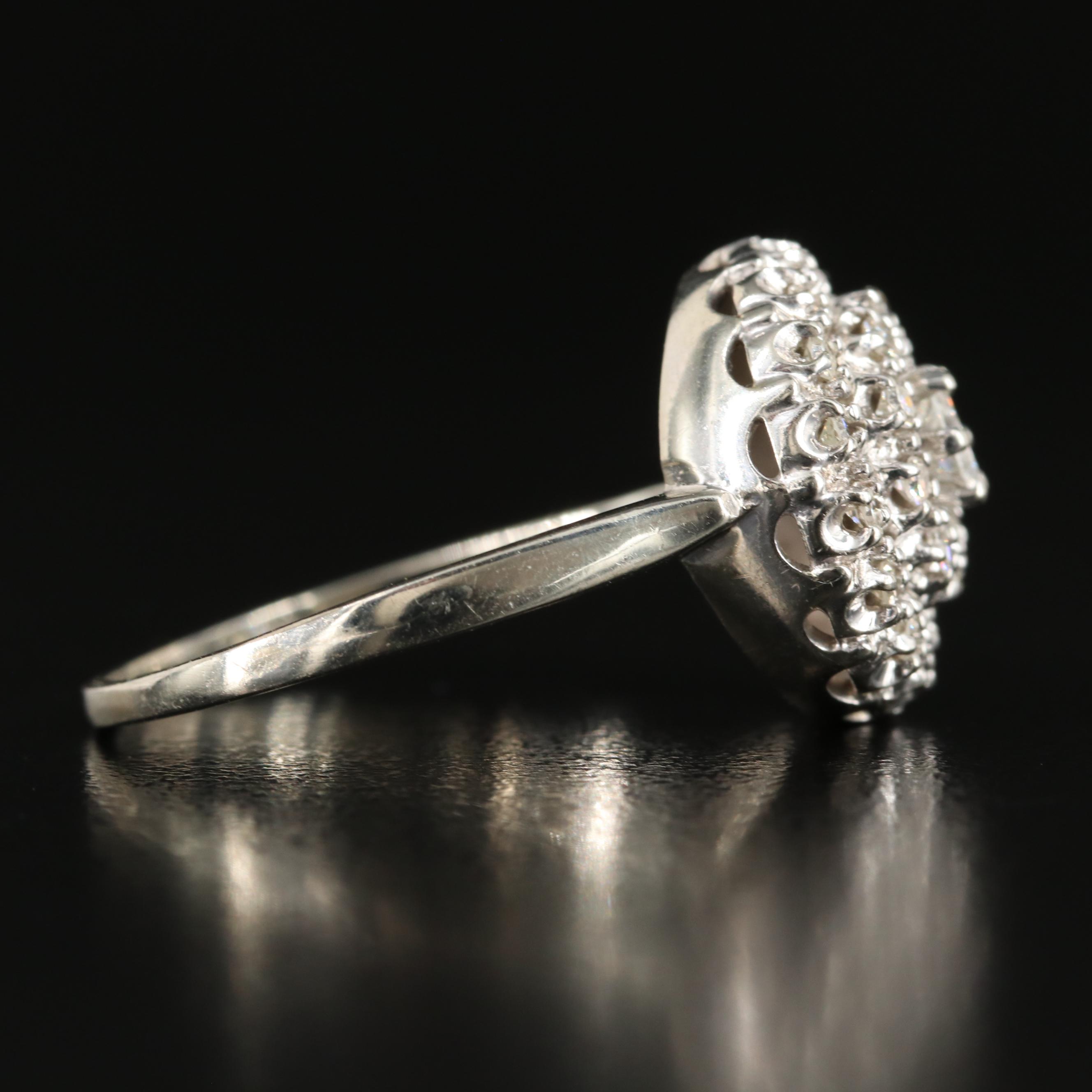 10K 0.54 CTW Diamond Concentric Ring