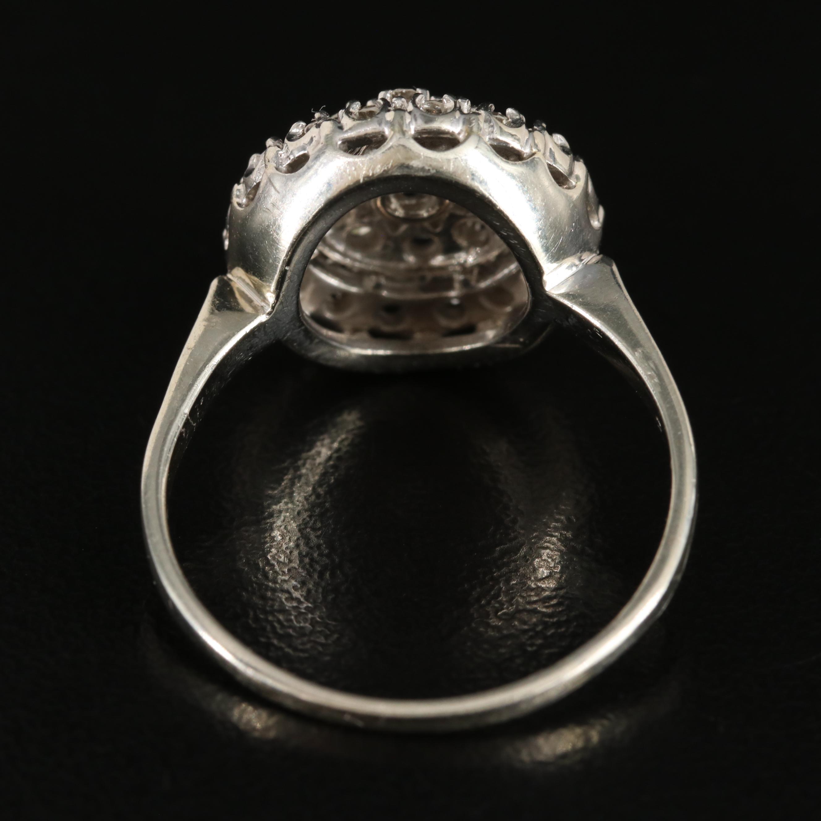 10K 0.54 CTW Diamond Concentric Ring