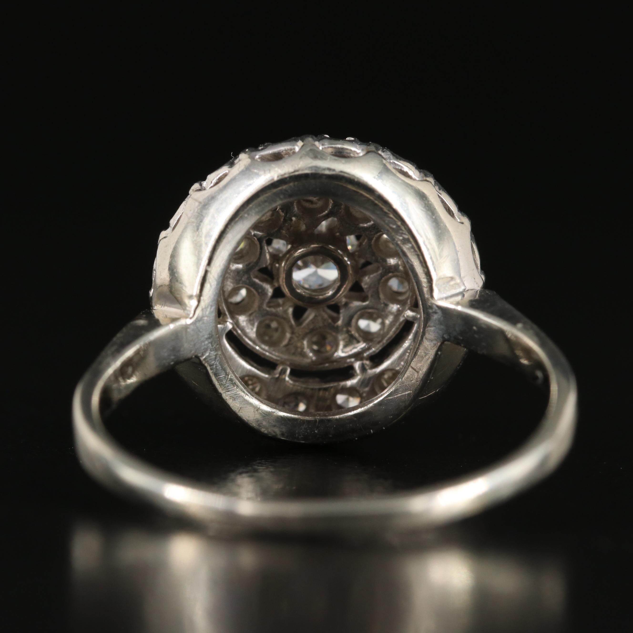 10K 0.54 CTW Diamond Concentric Ring