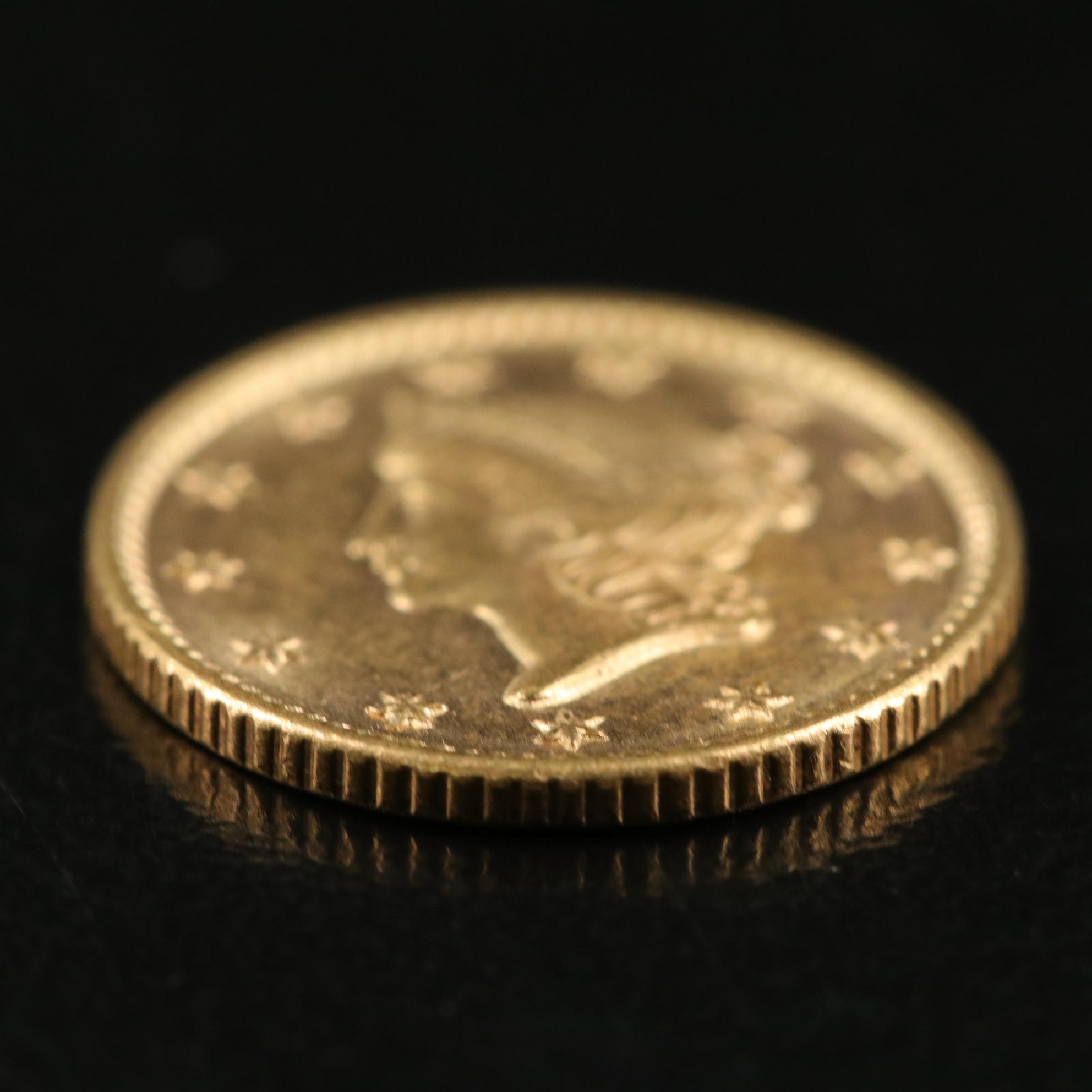 1851 United States Gold Dollar