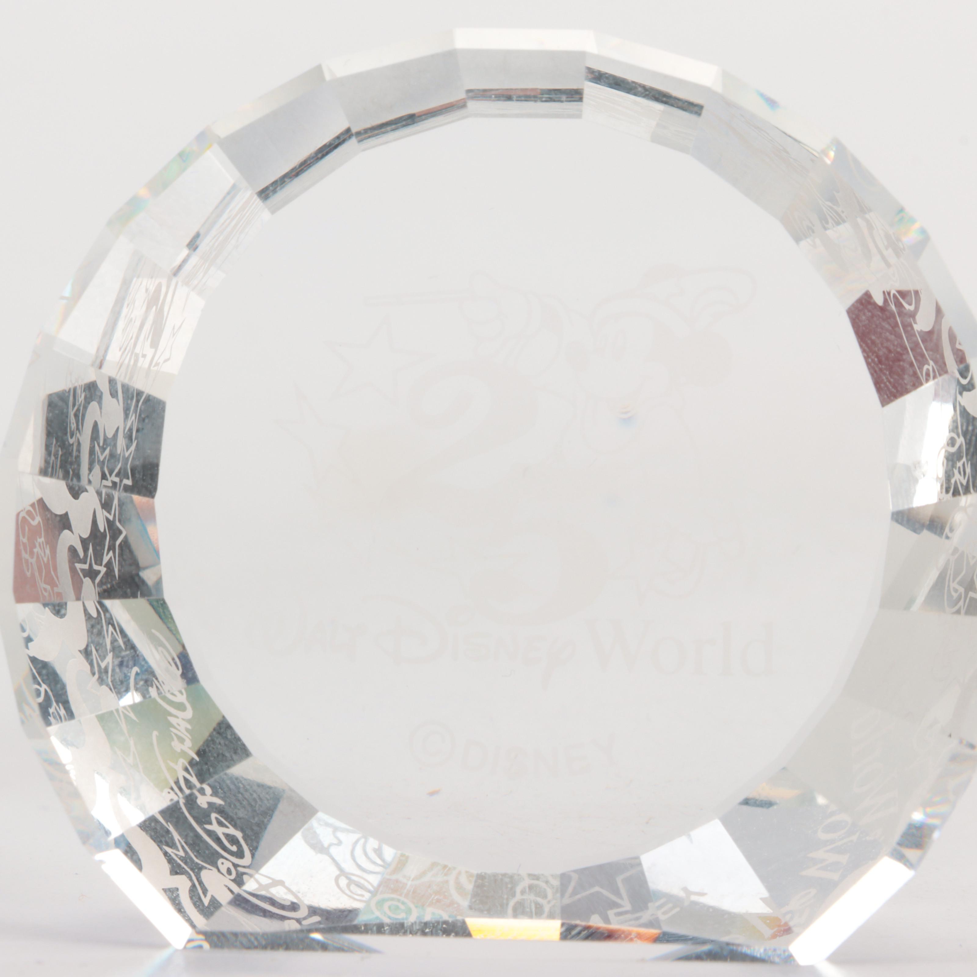 Walt Disney Sterling Silver 1oz Medals With Crystal, Clock, Snowglobe, More