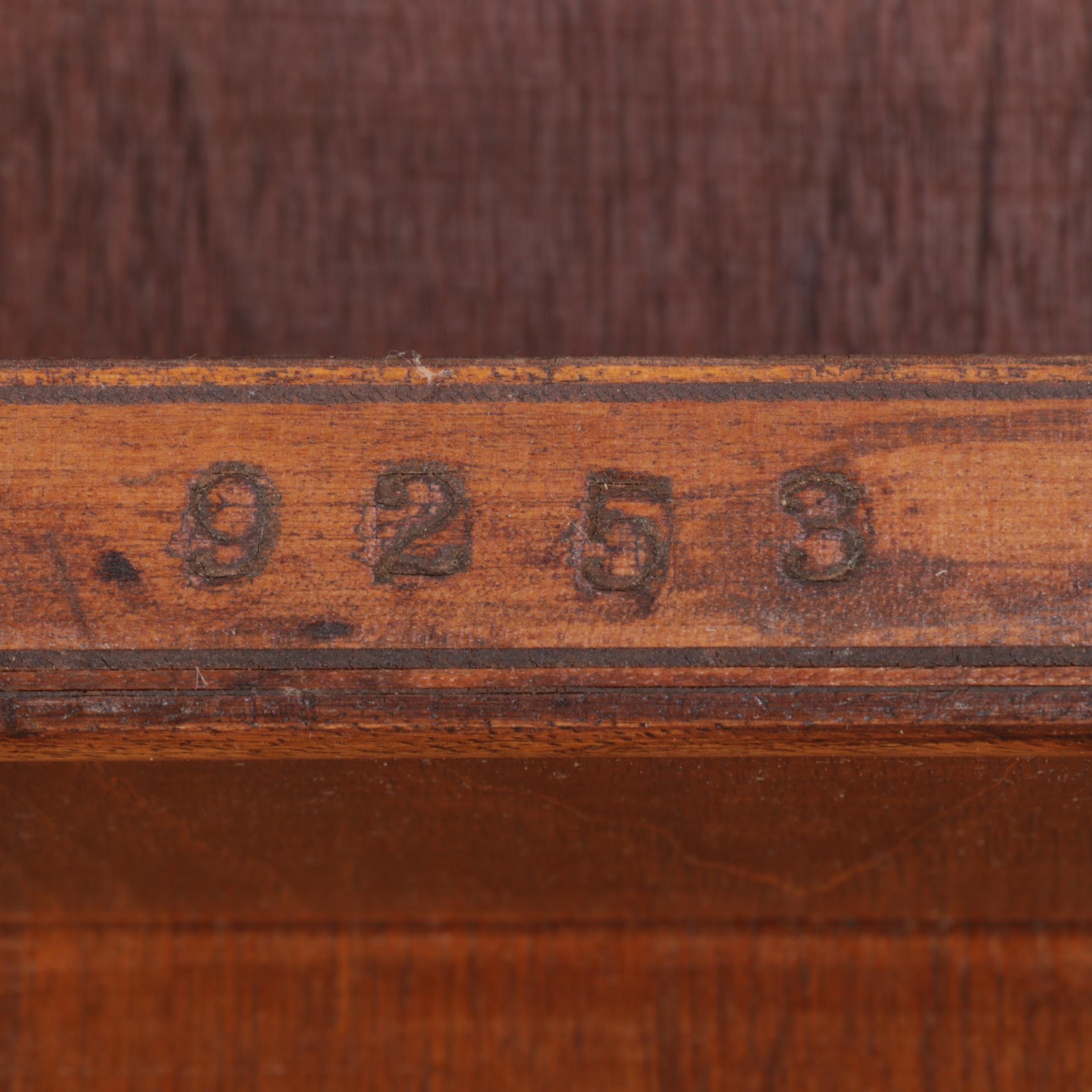 Robert W. Irwin Co. Mahogany Queen Anne Dining Table with Shield Back Chairs