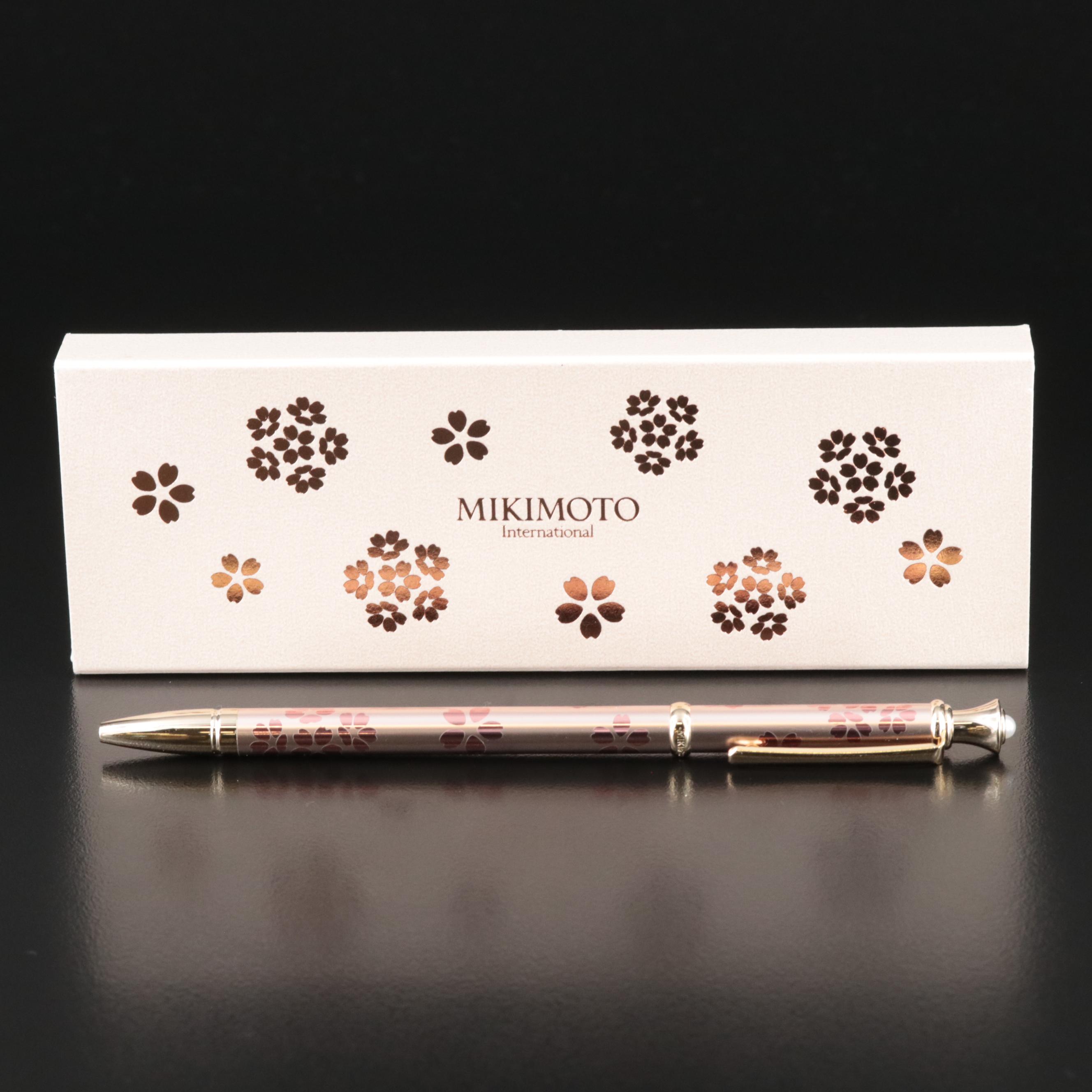 Mikimoto Cherry Blossom Ballpoint Pen