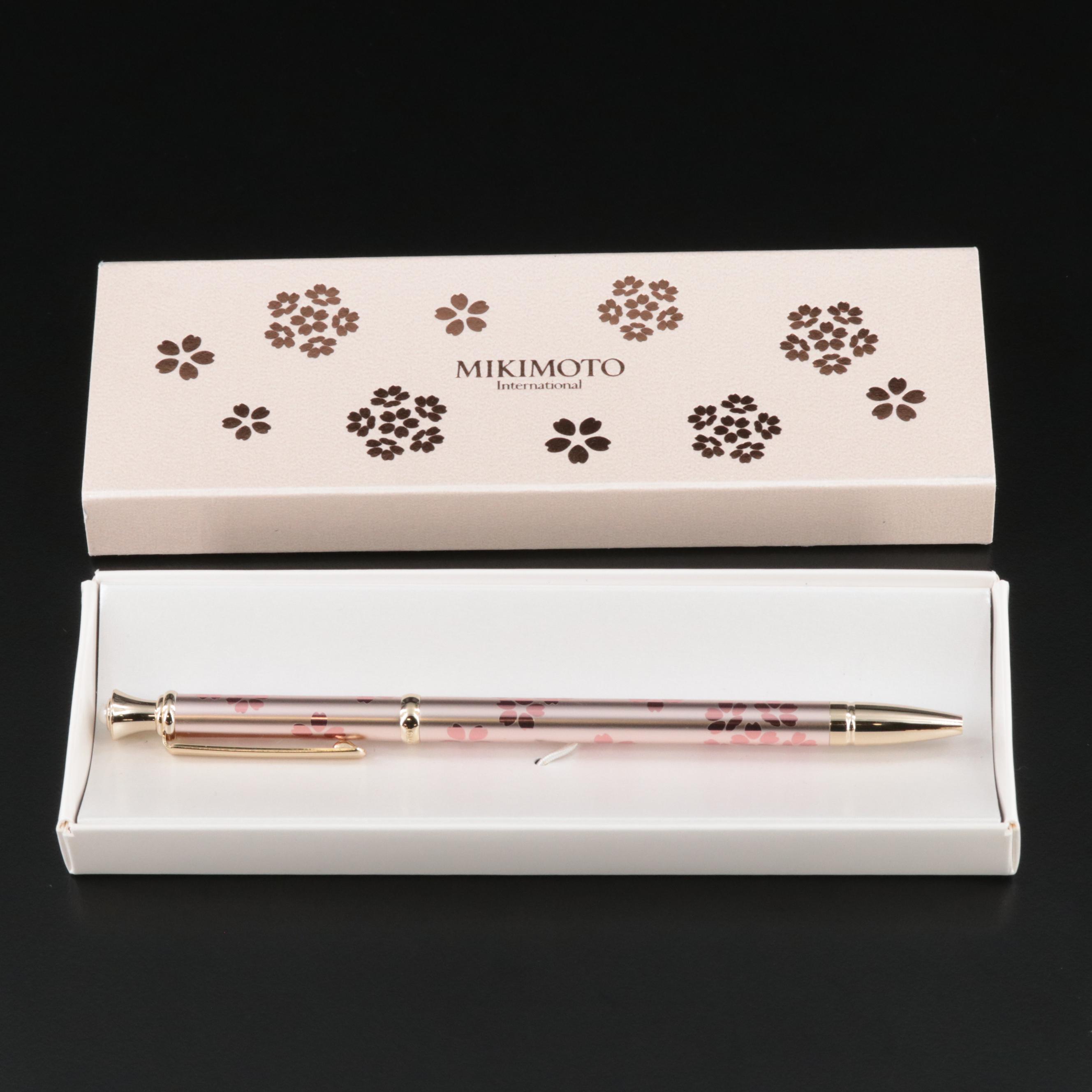 Mikimoto Cherry Blossom Ballpoint Pen
