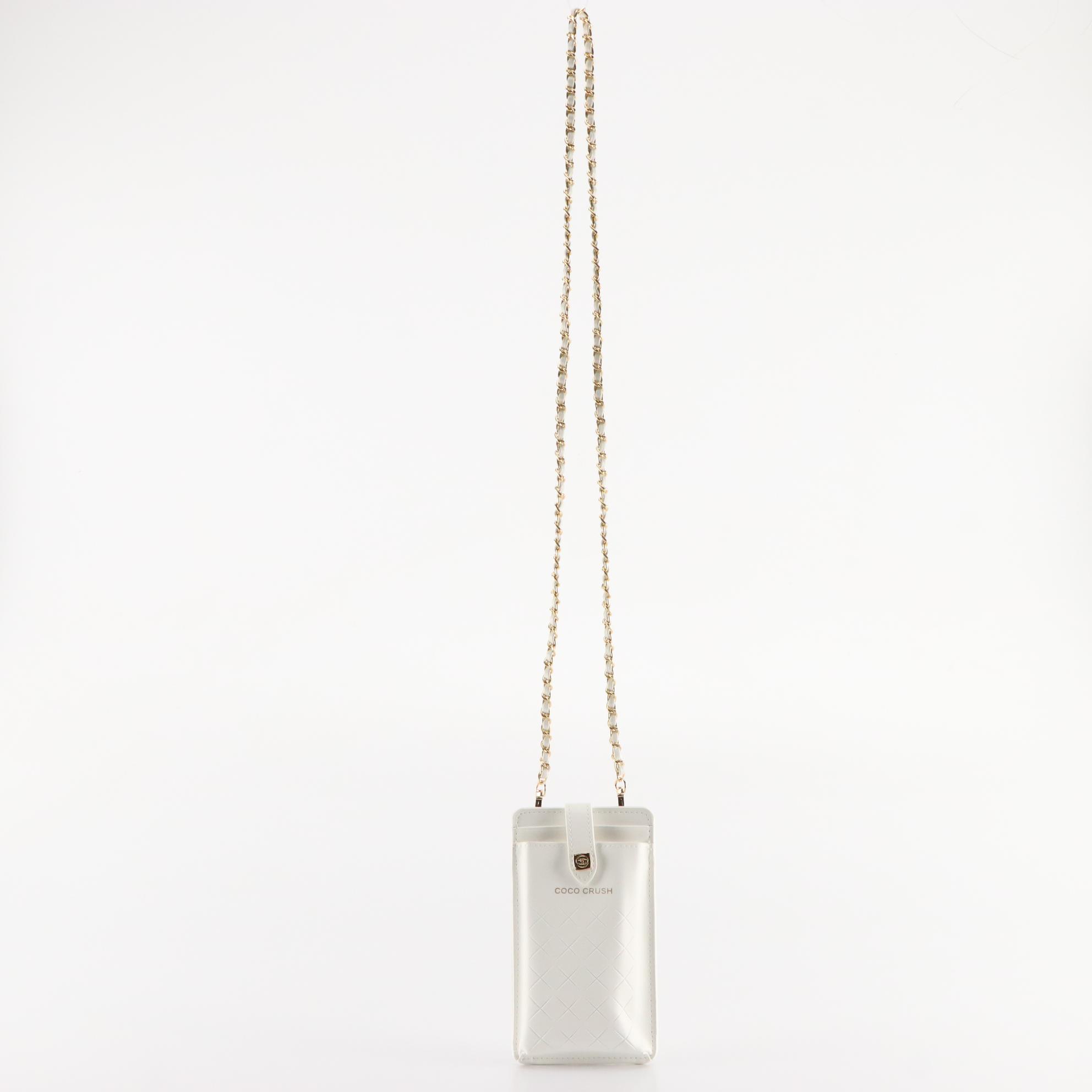 Chanel Coco Crush Promotional Phone Holder Wallet on Chain with Box