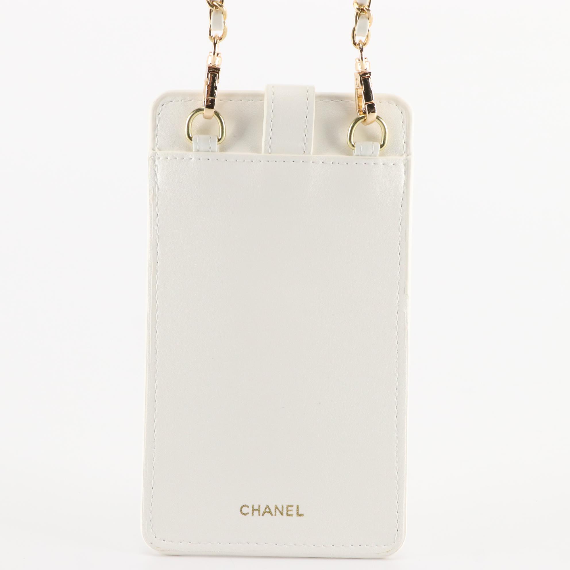 Chanel Coco Crush Promotional Phone Holder Wallet on Chain with Box
