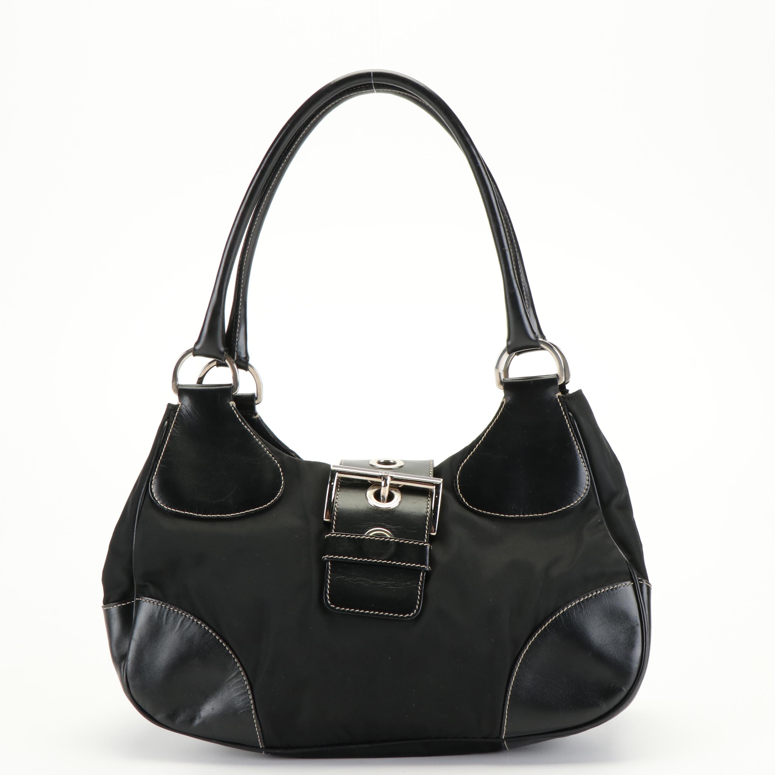 Prada Tessuto Moon Padded Nappa Leather Bag