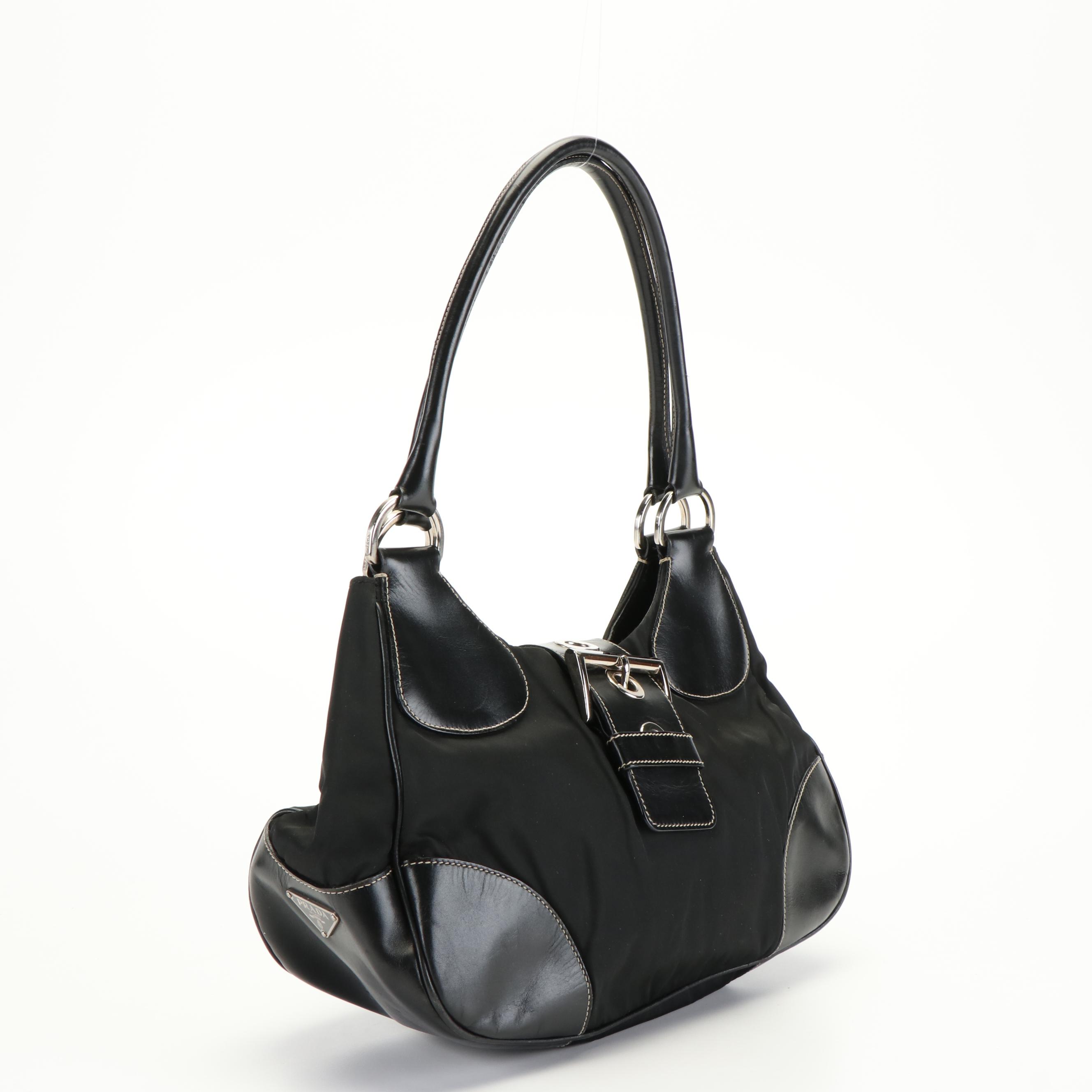 Prada Tessuto Moon Padded Nappa Leather Bag