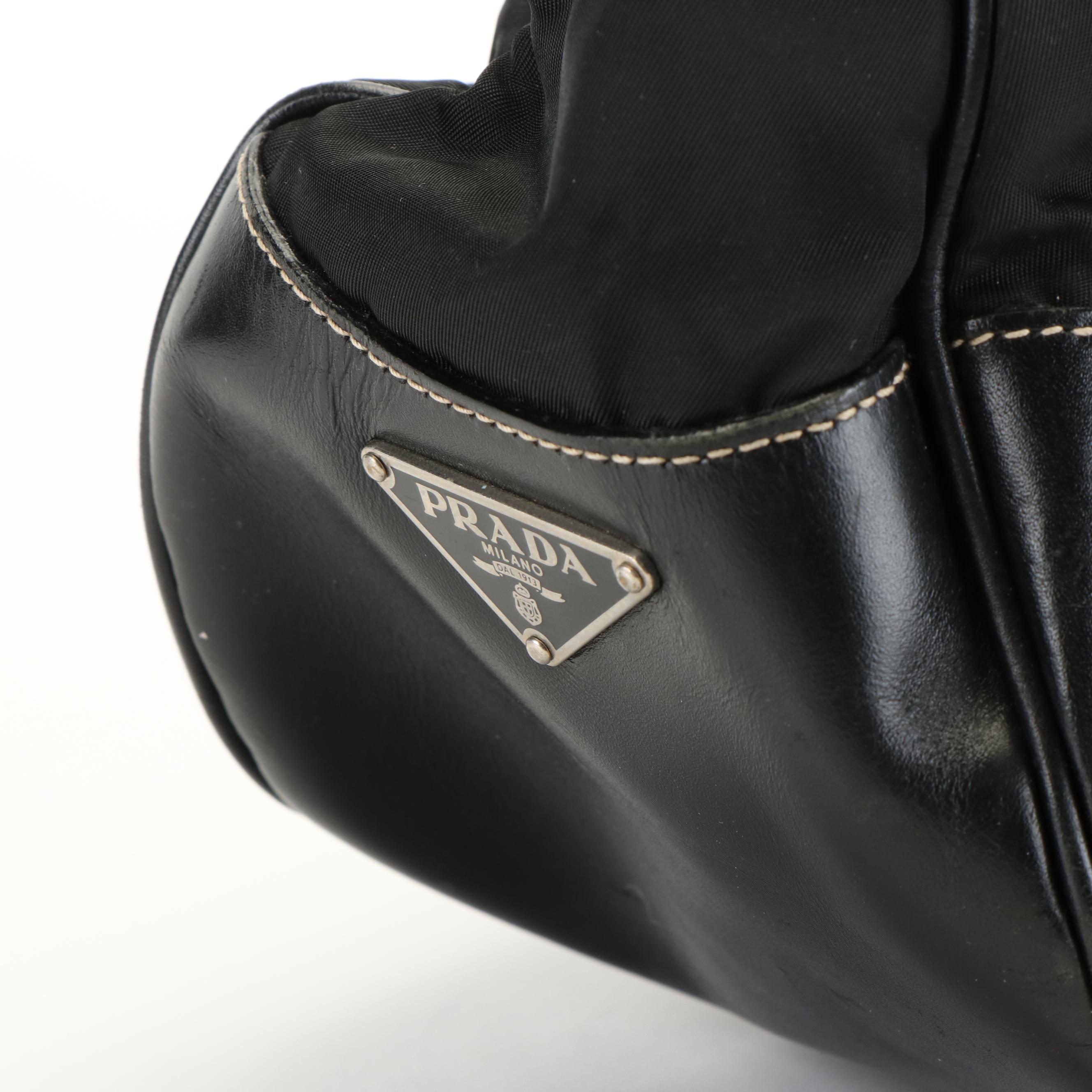 Prada Tessuto Moon Padded Nappa Leather Bag