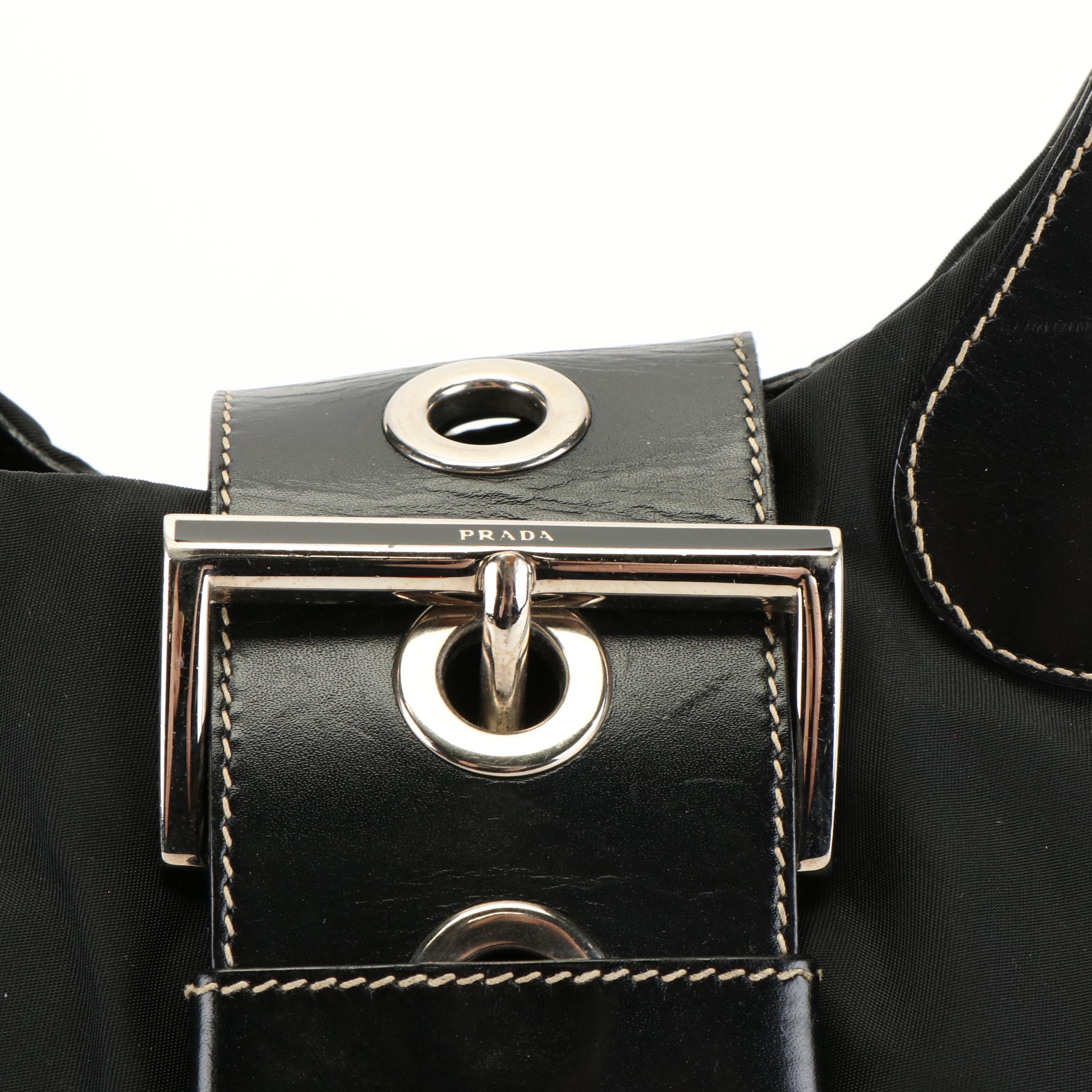 Prada Tessuto Moon Padded Nappa Leather Bag