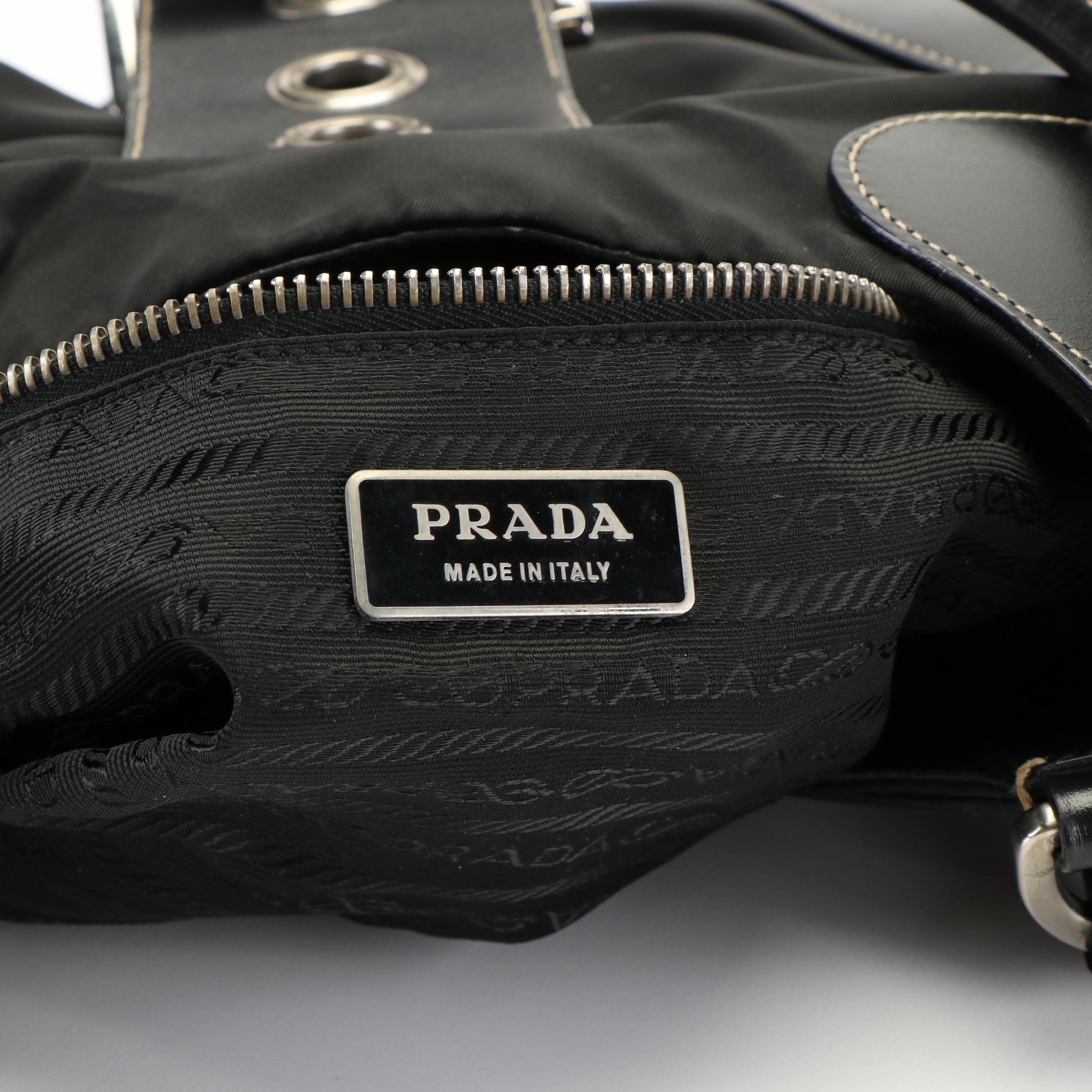 Prada Tessuto Moon Padded Nappa Leather Bag