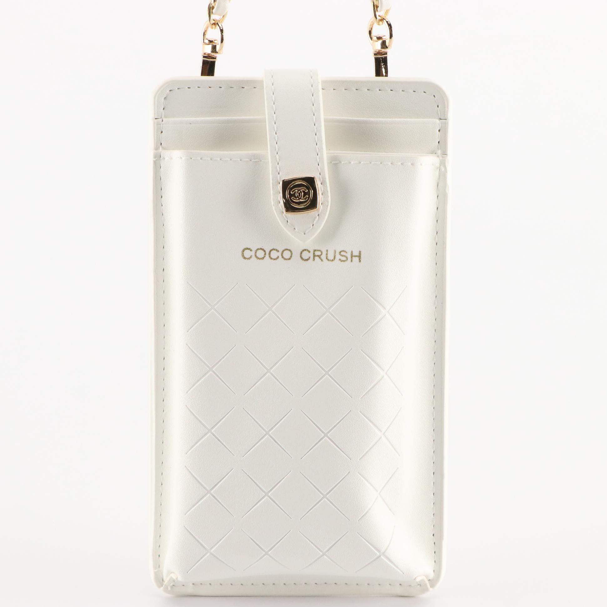 Chanel Coco Crush Promotional Phone Holder Wallet on Chain with Box