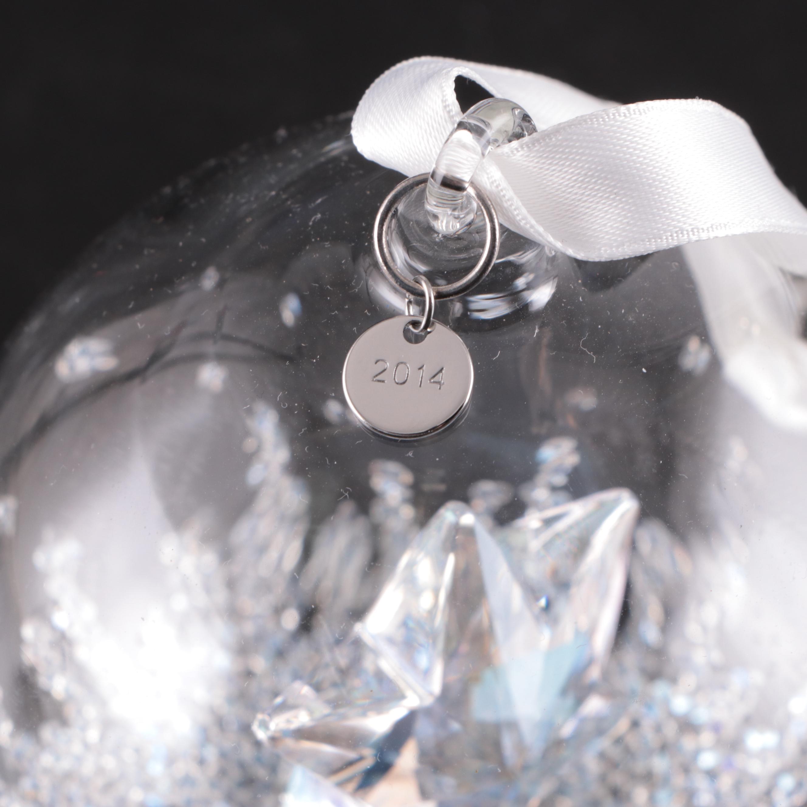 Swarovski Crystal Annual and Other Swarovski Blown Ornaments