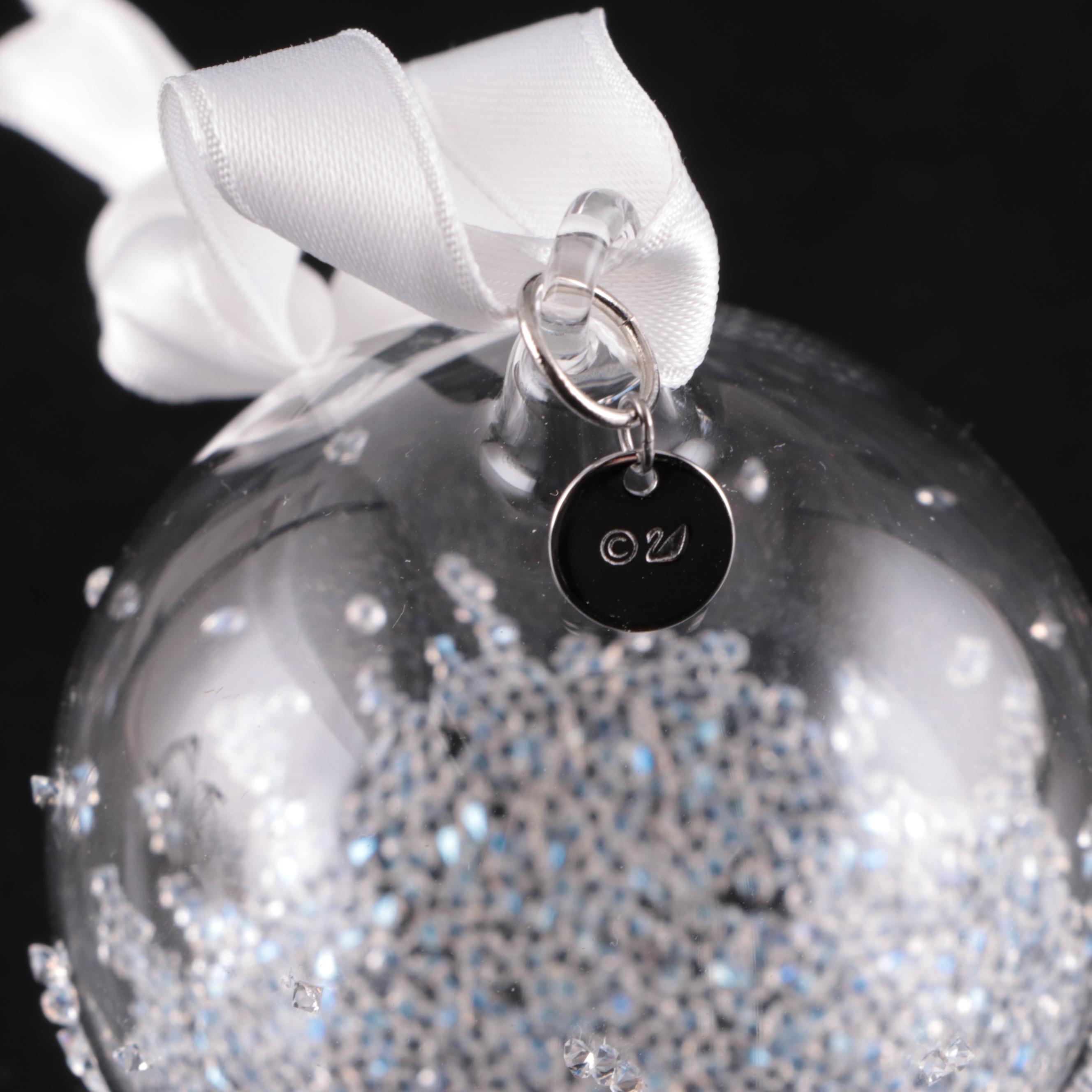 Swarovski Crystal Annual and Other Swarovski Blown Ornaments