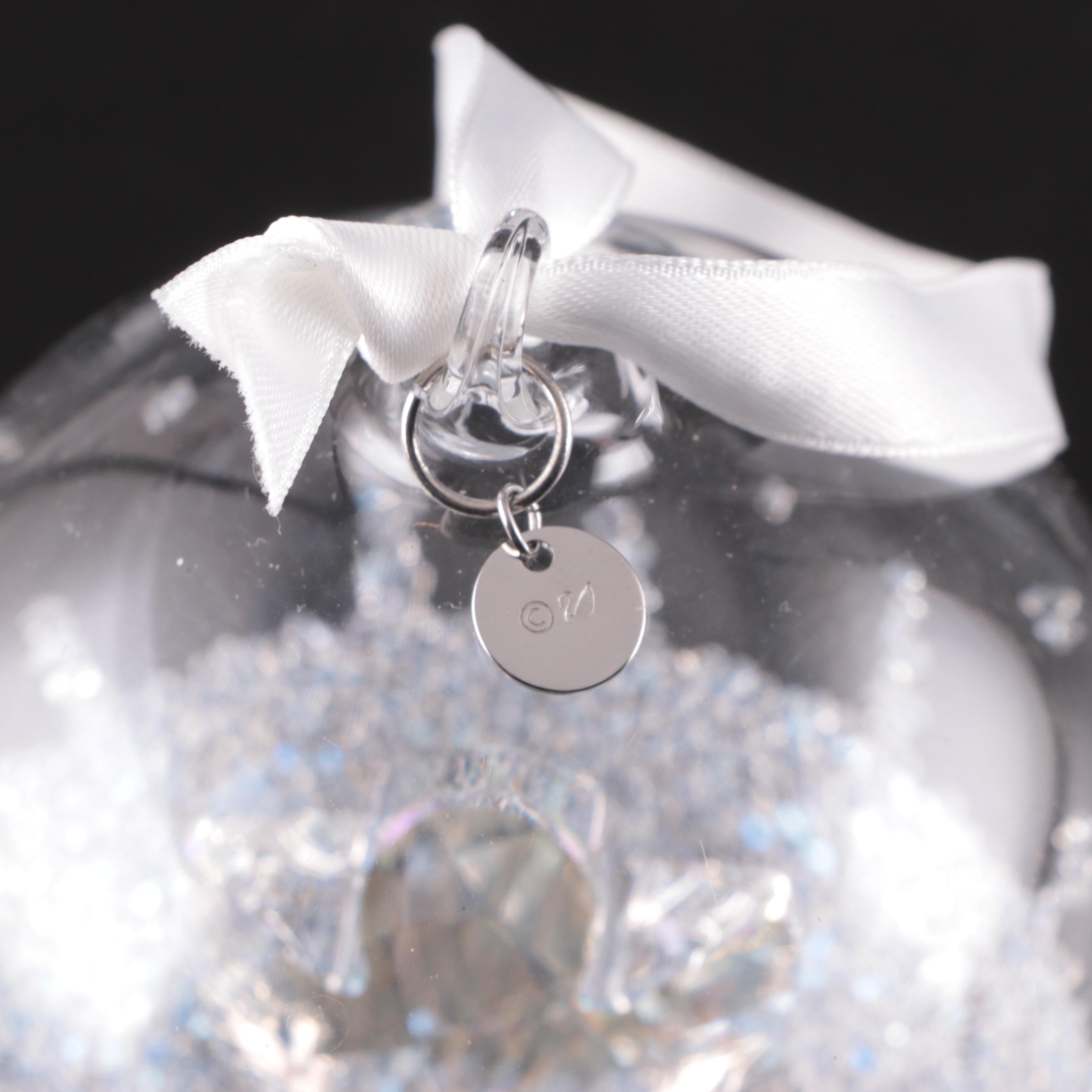 Swarovski Crystal Annual and Other Swarovski Blown Ornaments
