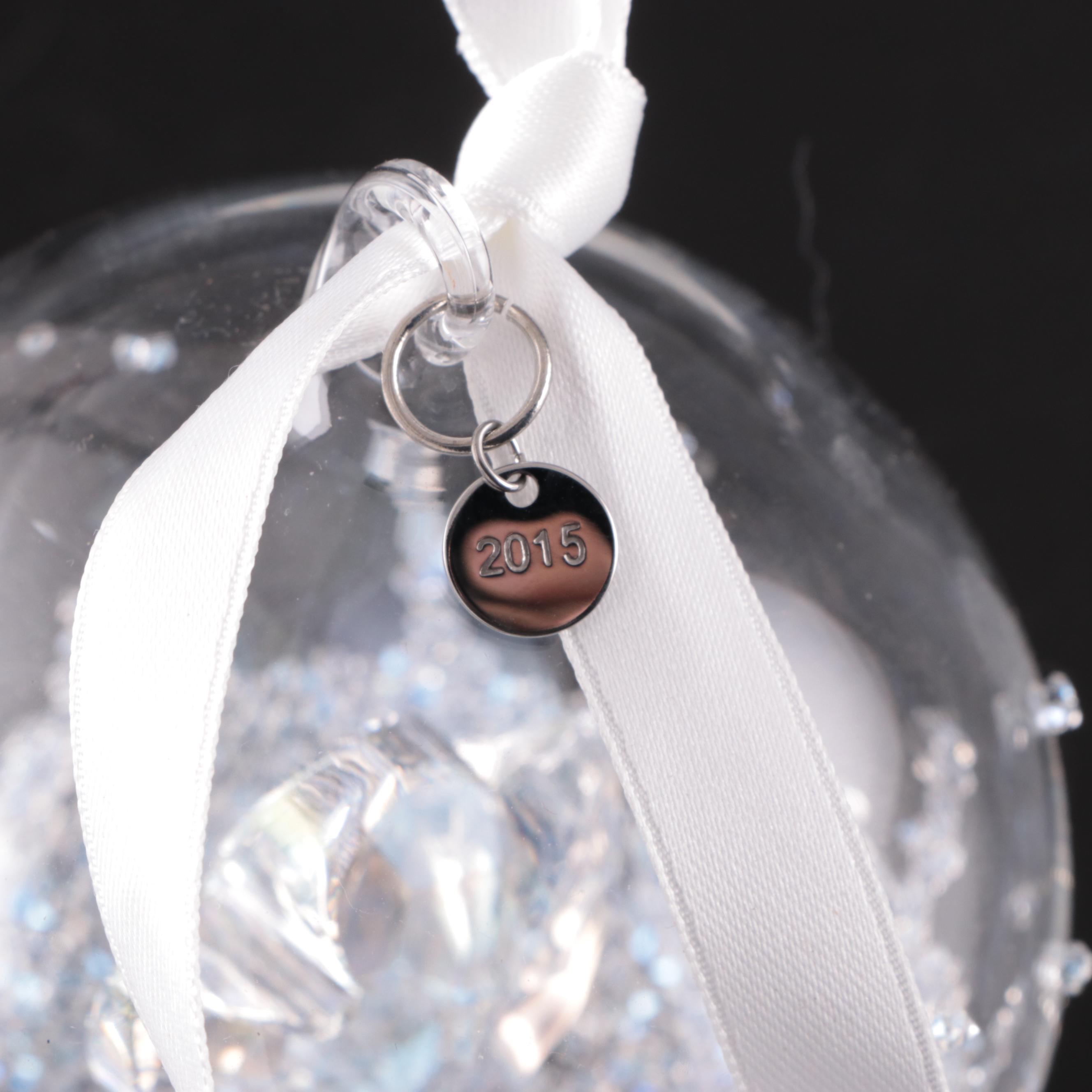 Swarovski Crystal Annual and Other Swarovski Blown Ornaments