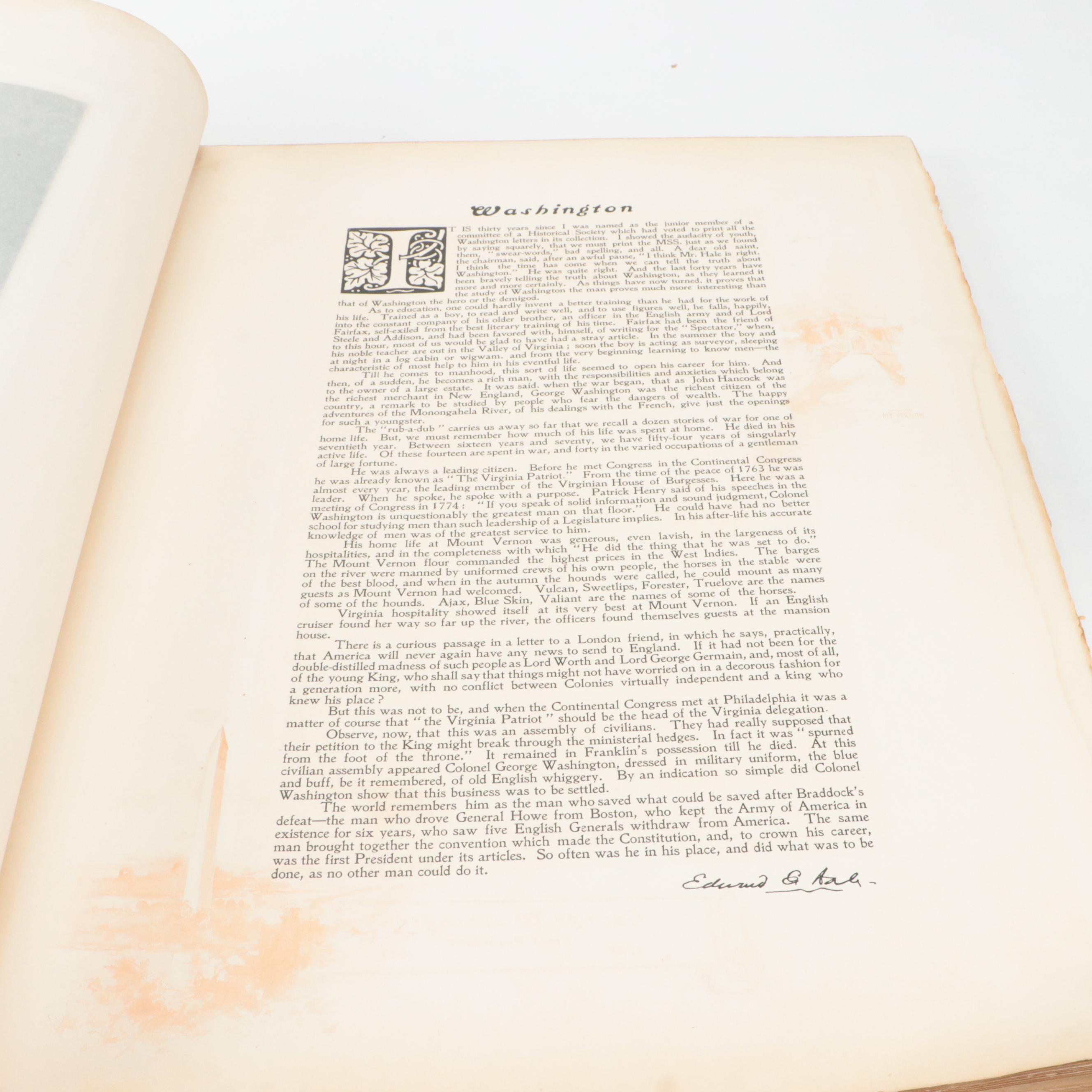 "The White House Gallery of Official Portraits of the Presidents" Folio, 1901