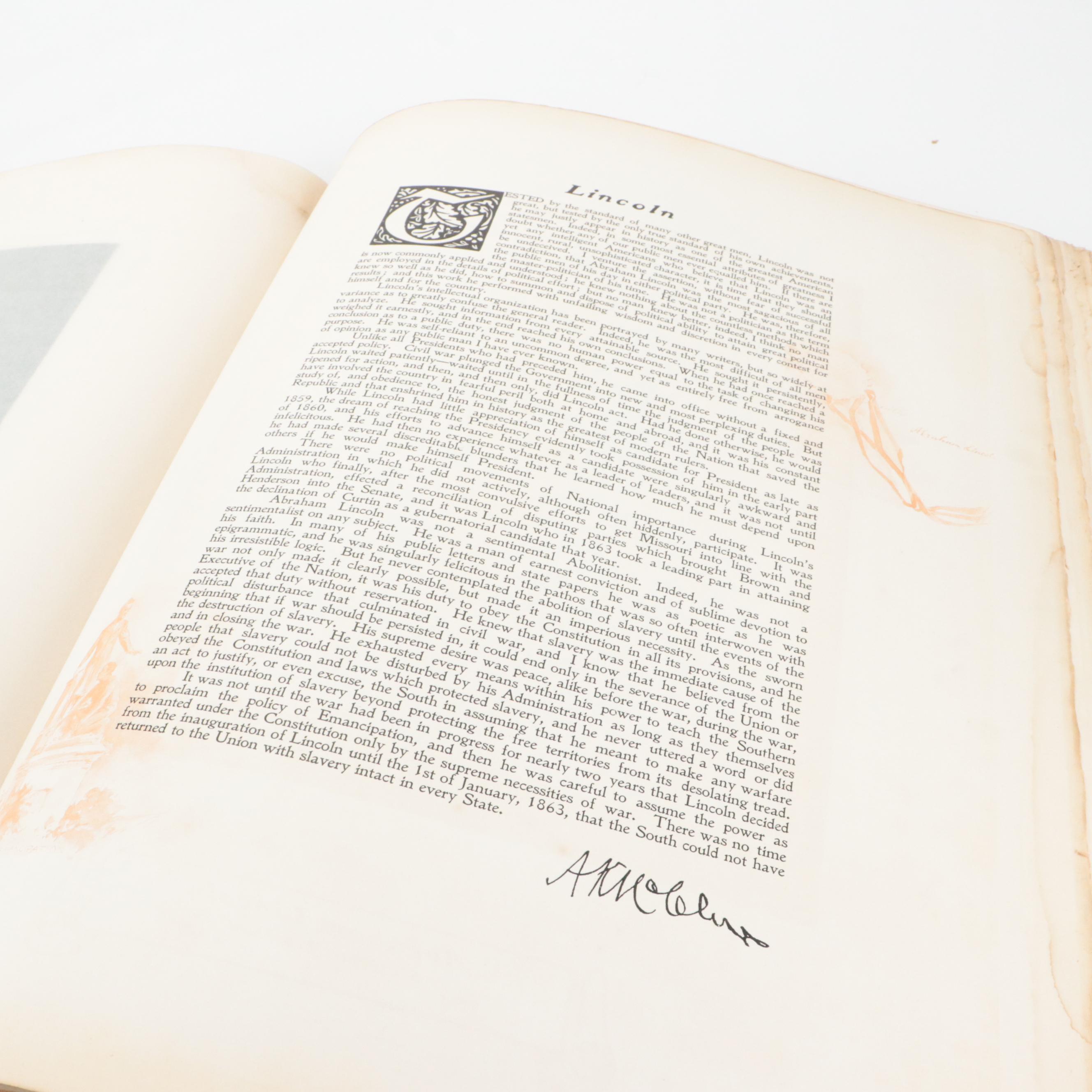 "The White House Gallery of Official Portraits of the Presidents" Folio, 1901