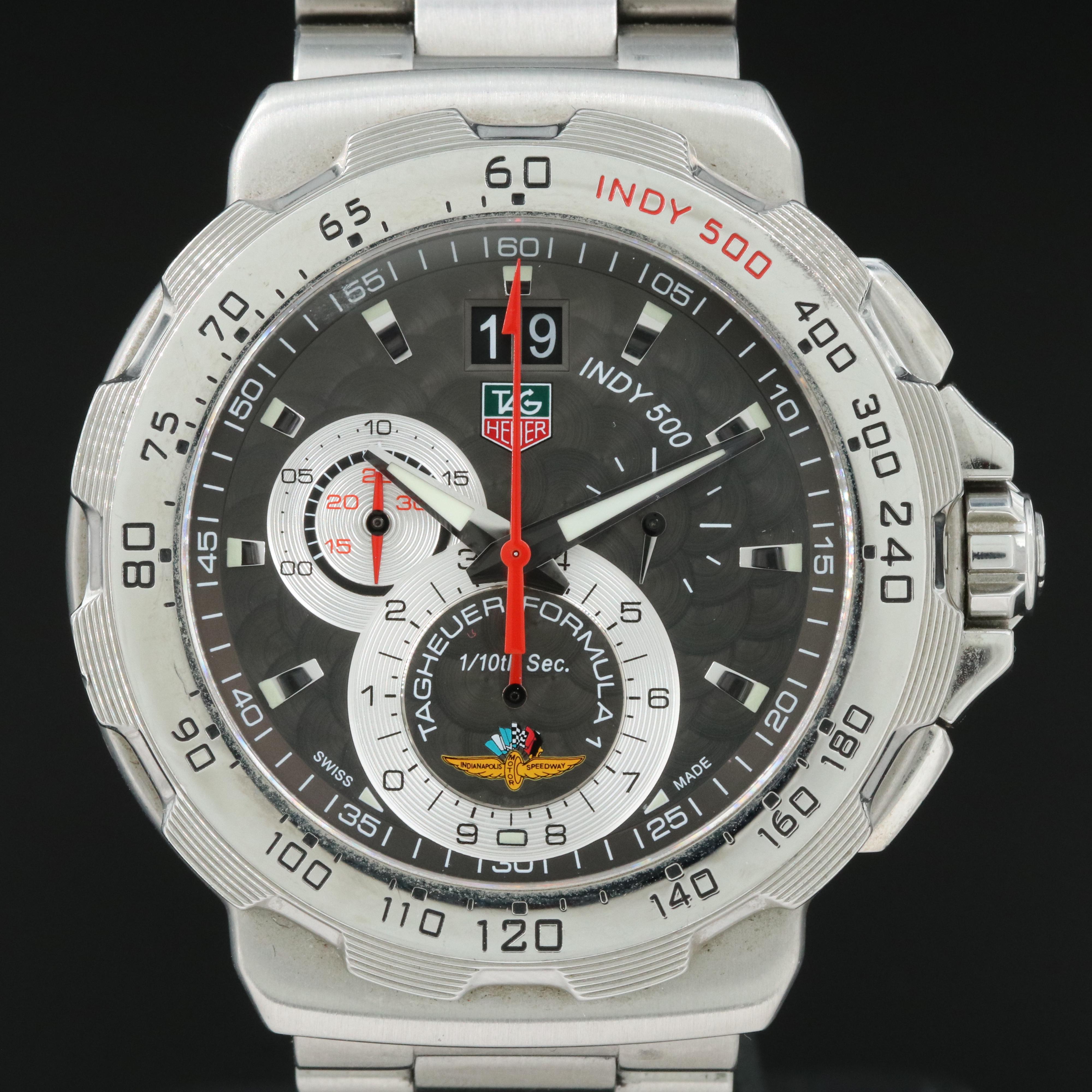 TAG Heuer Formula 1 Indy 500 Chronograph 44MM Steel Quartz Watch