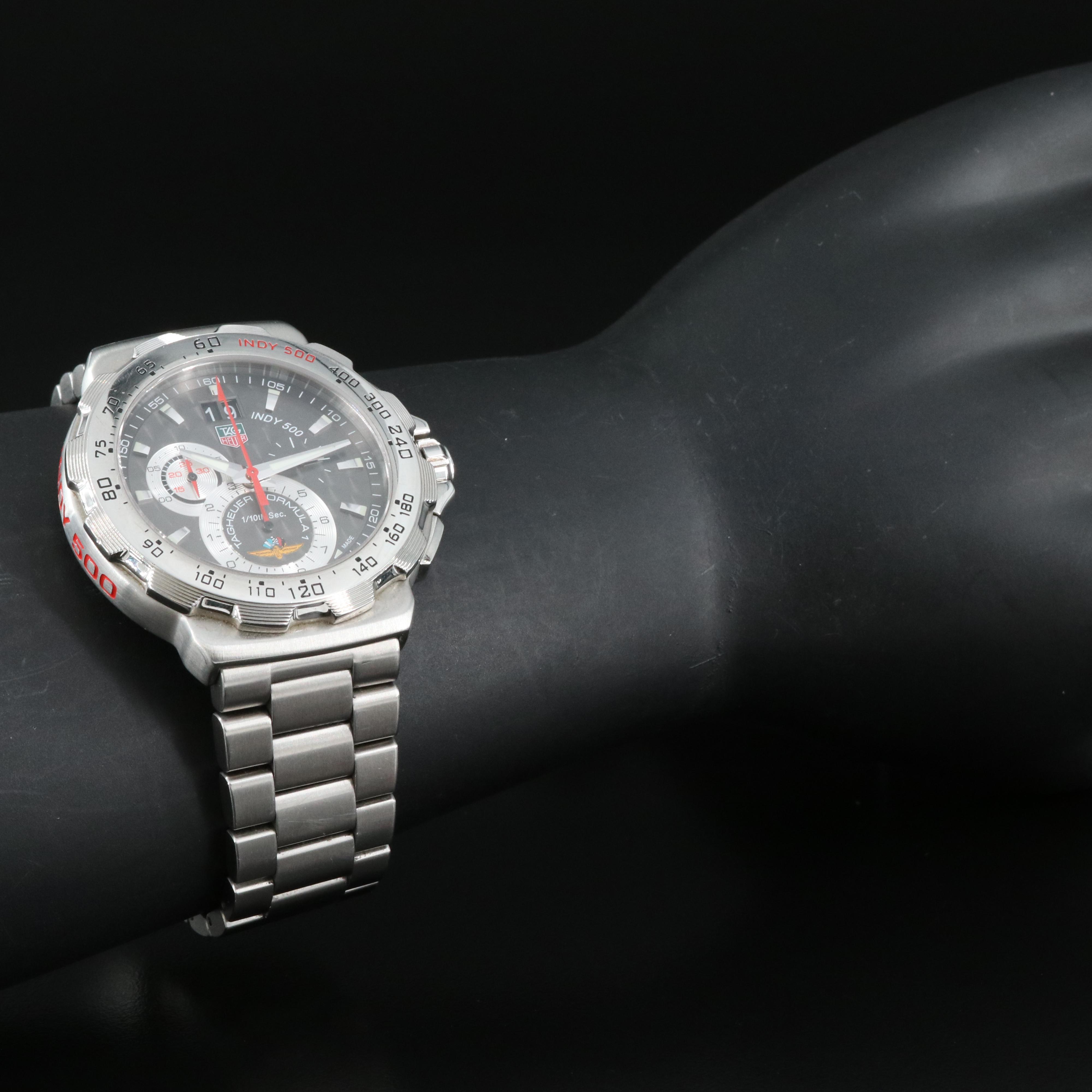 TAG Heuer Formula 1 Indy 500 Chronograph 44MM Steel Quartz Watch