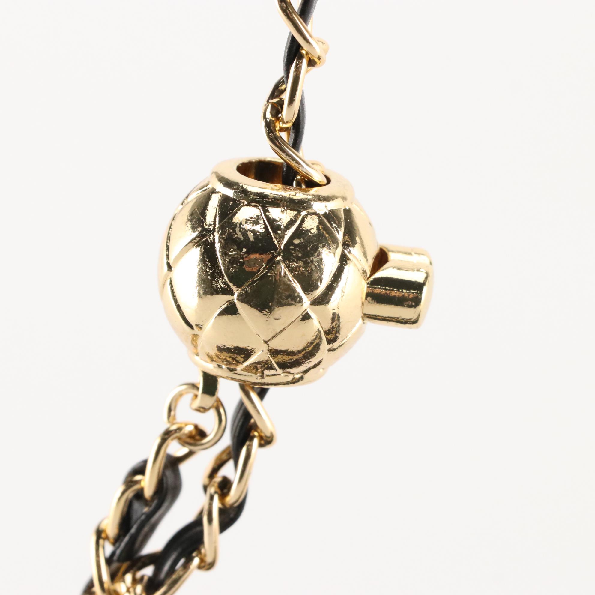 Chanel Beauté Promotional 2021 Holiday Bag with Chain and Faux Pearl Straps