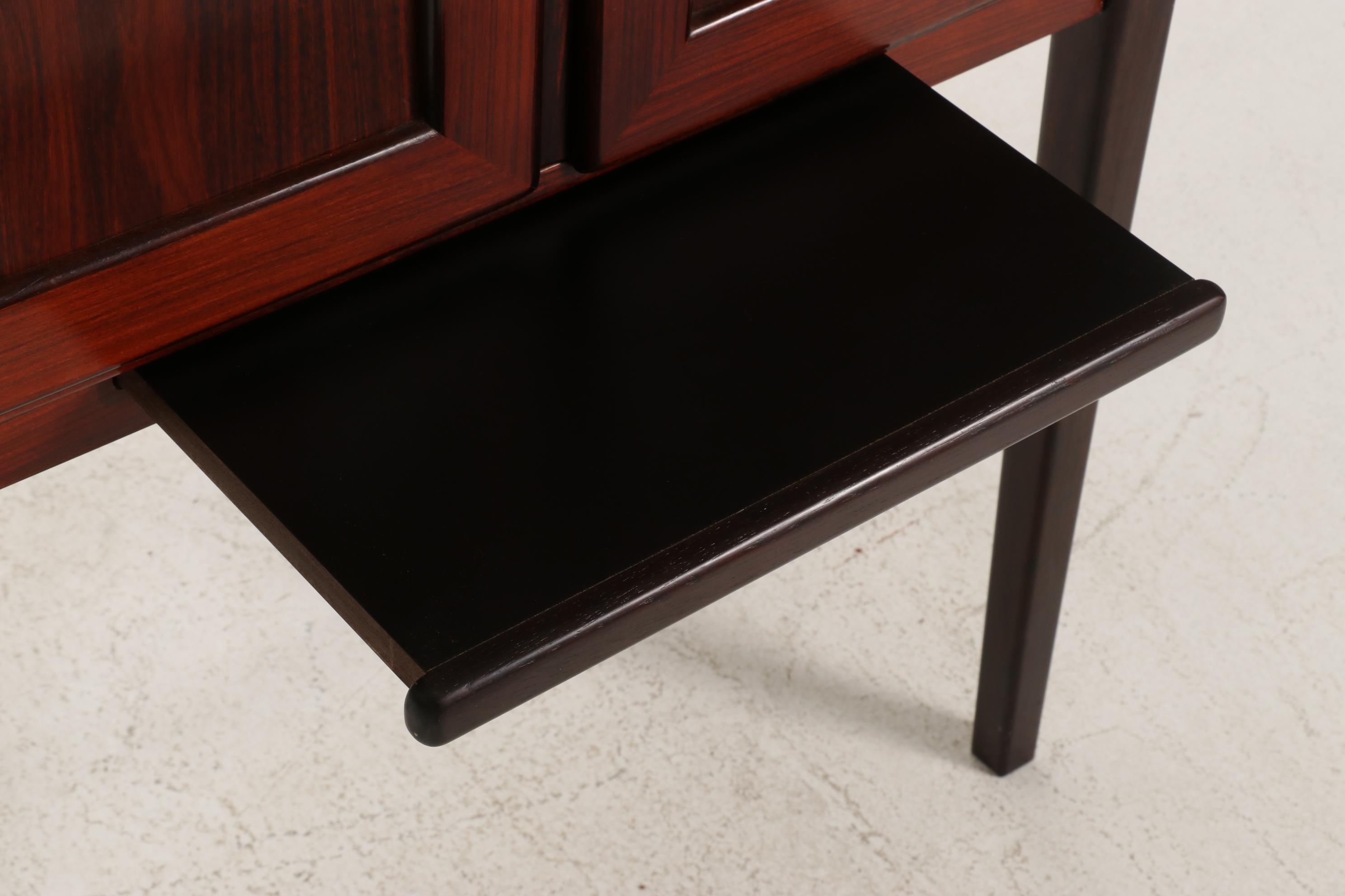 Mid Century Modern Rosewood Bar Cabinet, 1970s