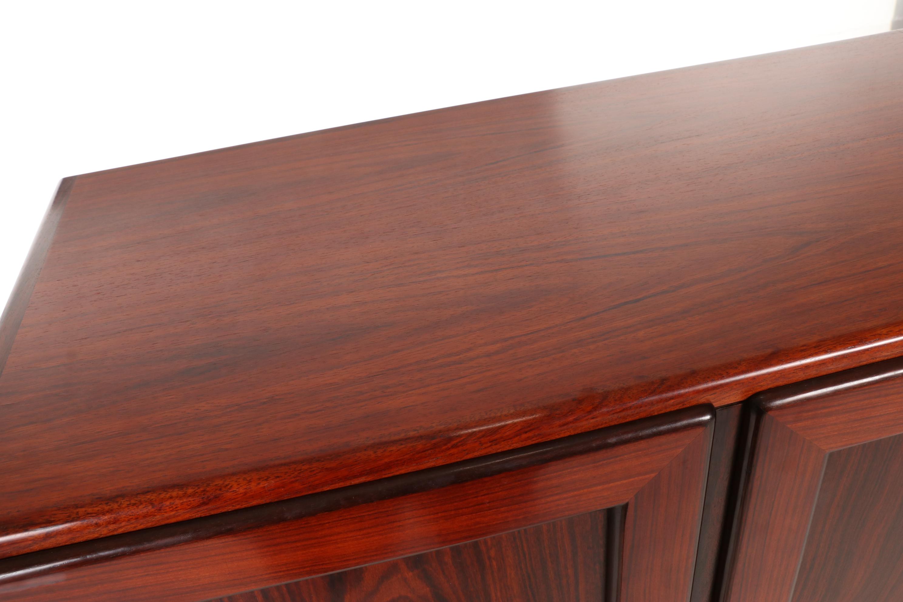 Mid Century Modern Rosewood Bar Cabinet, 1970s