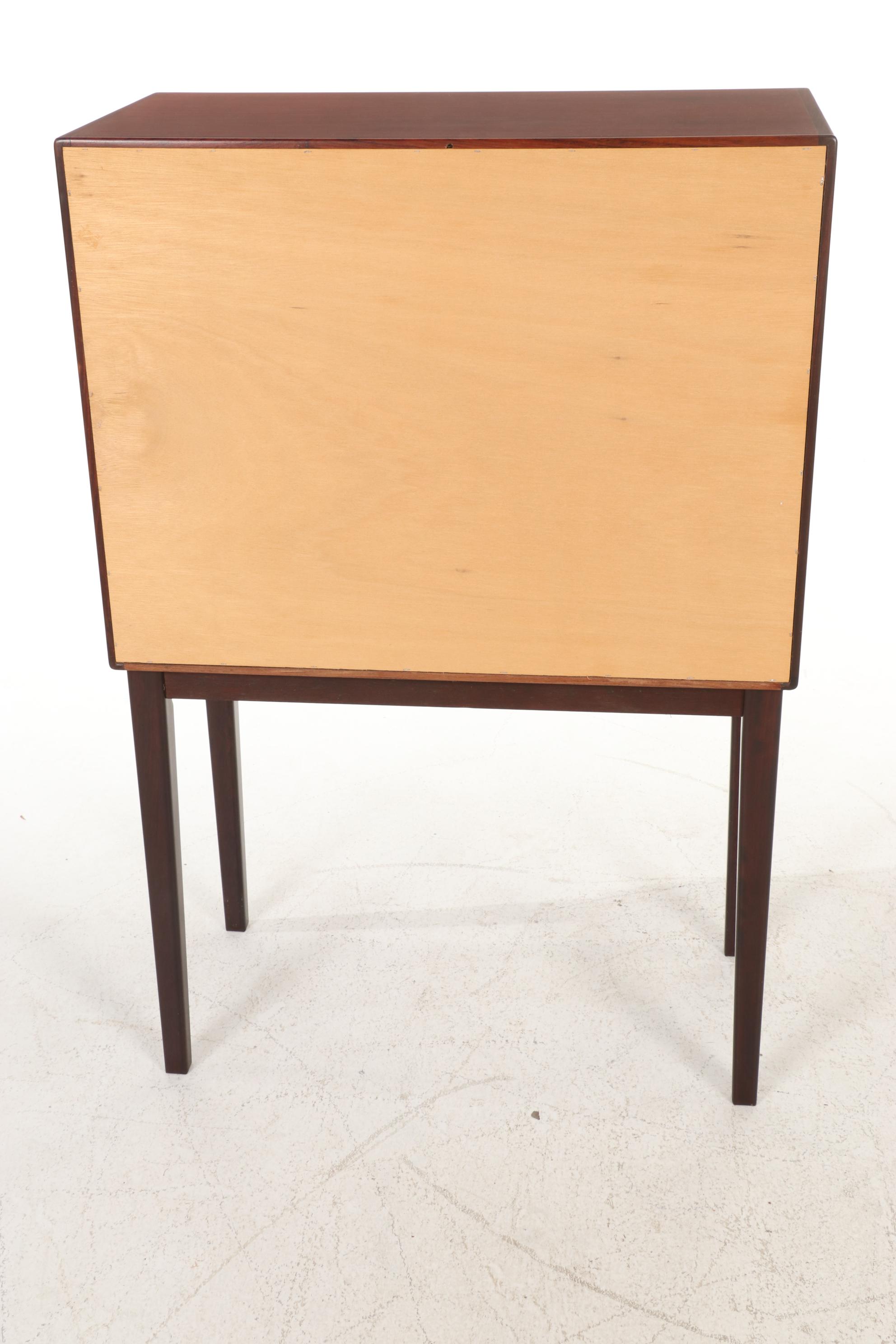 Mid Century Modern Rosewood Bar Cabinet, 1970s